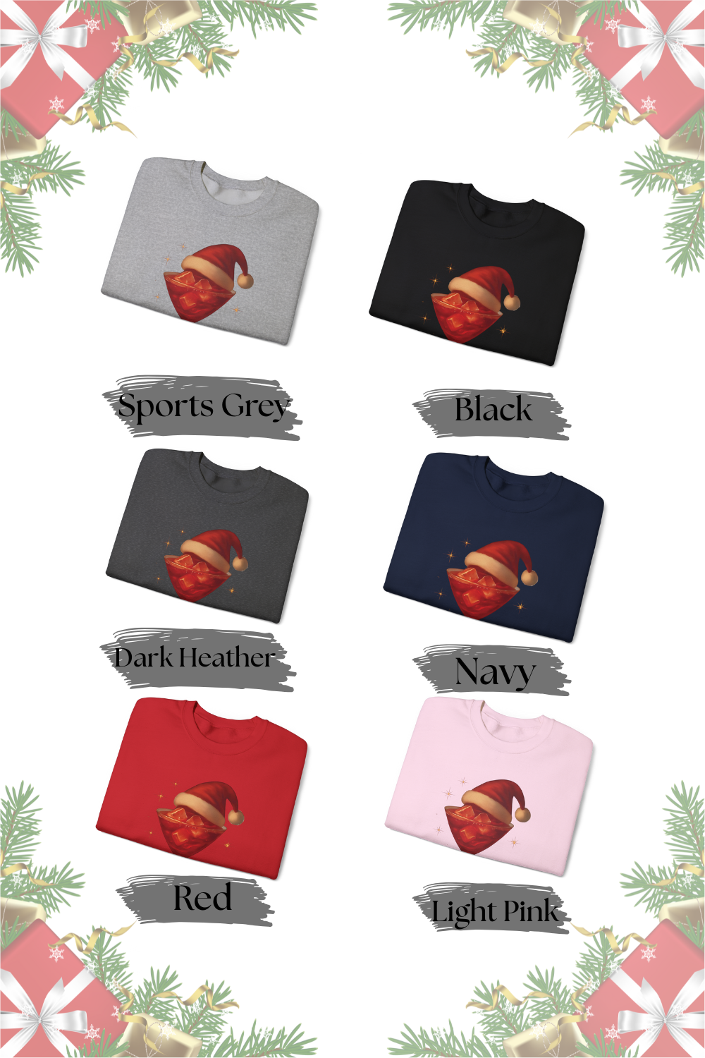 Santa's Favorite Hot Mess Sweater, Christmas Martini, Ugly Christmas Jumper.