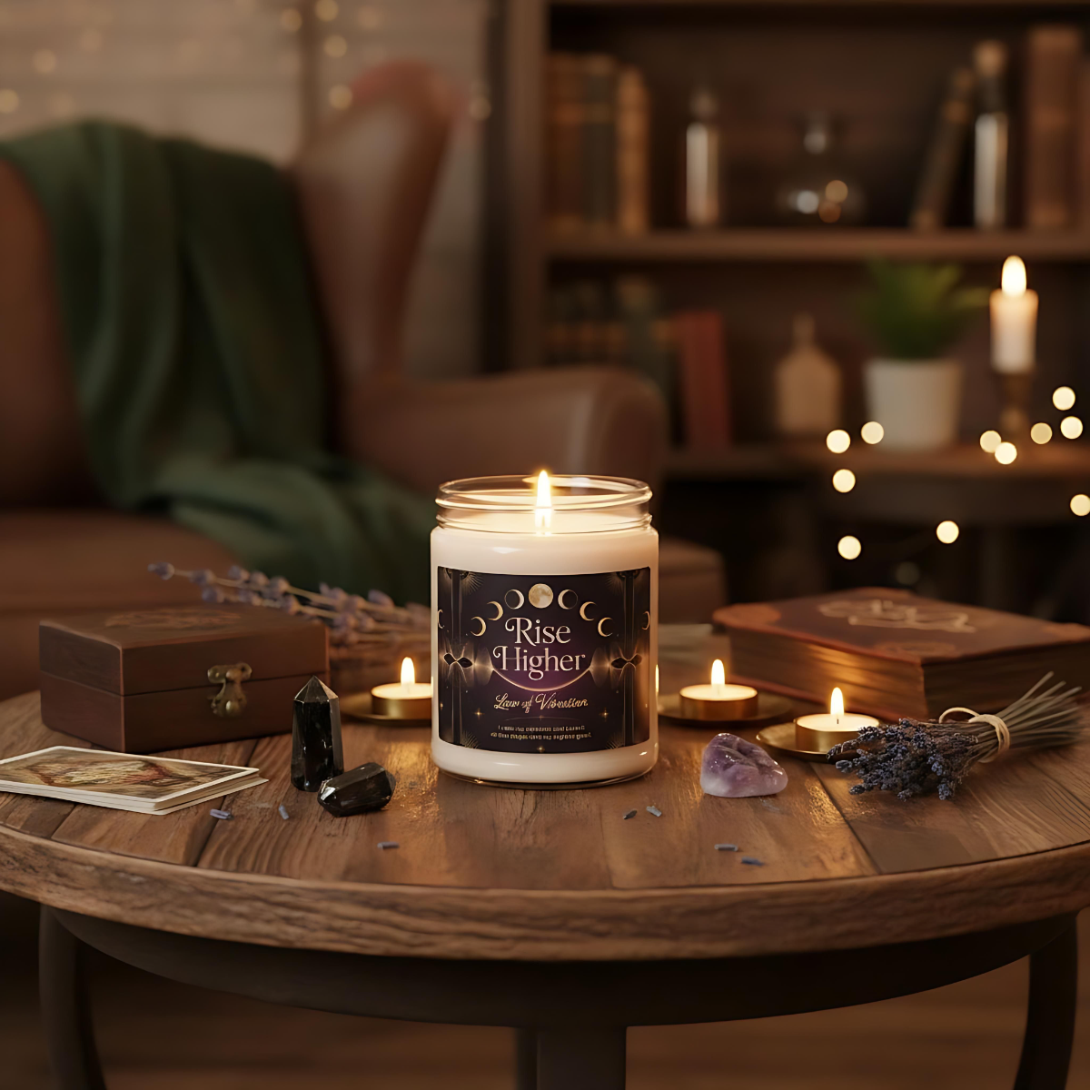 Spiritual Candle for Manifesting Energy | Witchy Gift Candle | Ritual Candle for Goddess Energy | Gothic Mystic Decor | Witchy Home Gift