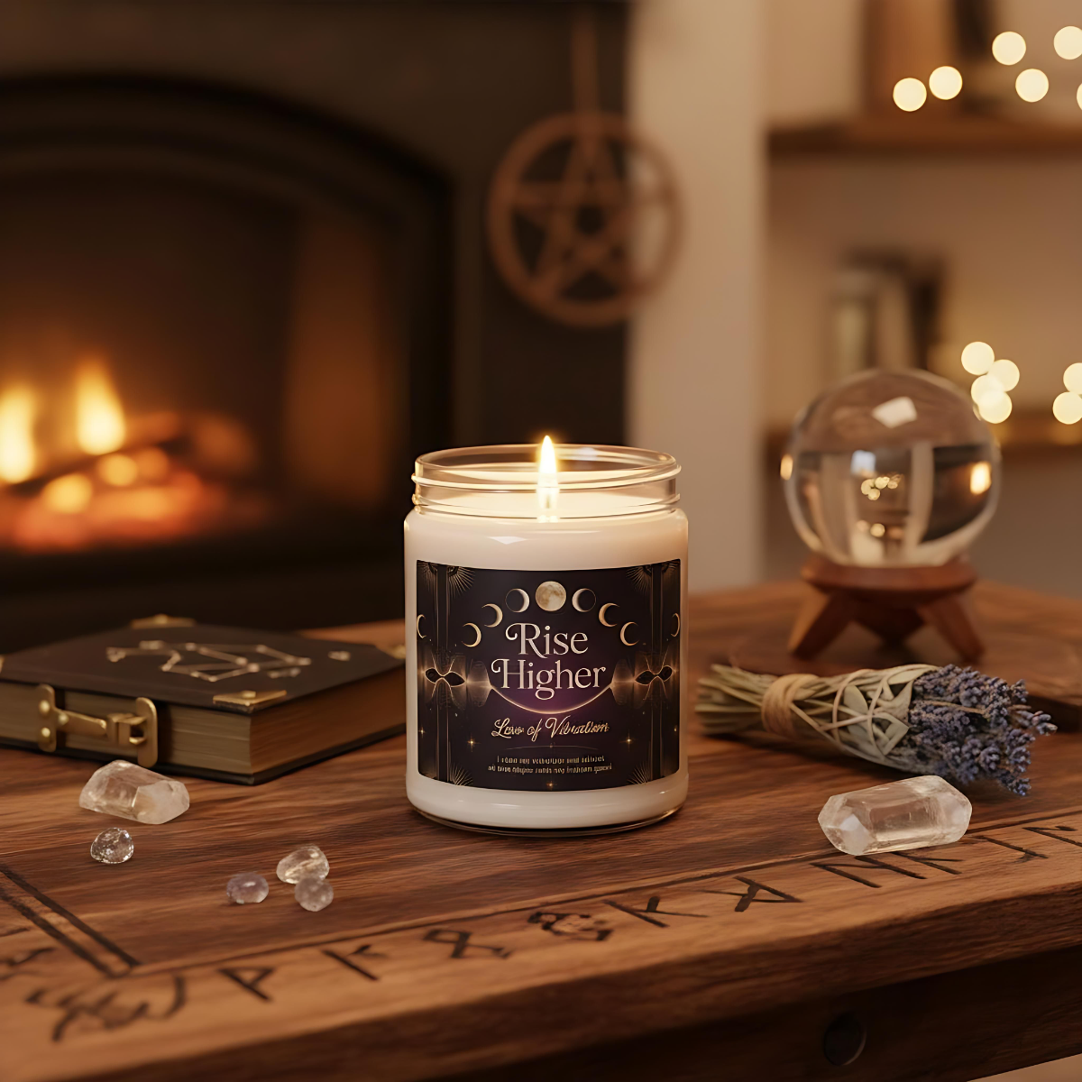 Spiritual Candle for Manifesting Energy | Witchy Gift Candle | Ritual Candle for Goddess Energy | Gothic Mystic Decor | Witchy Home Gift