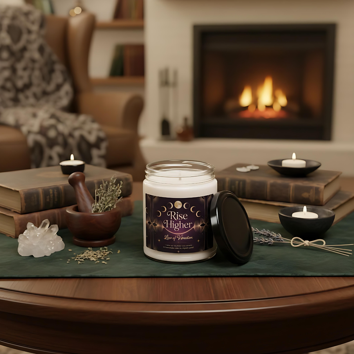 Spiritual Candle for Manifesting Energy | Witchy Gift Candle | Ritual Candle for Goddess Energy | Gothic Mystic Decor | Witchy Home Gift