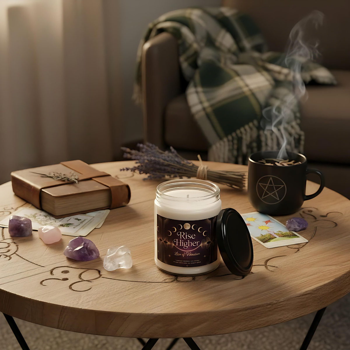 Spiritual Candle for Manifesting Energy | Witchy Gift Candle | Ritual Candle for Goddess Energy | Gothic Mystic Decor | Witchy Home Gift