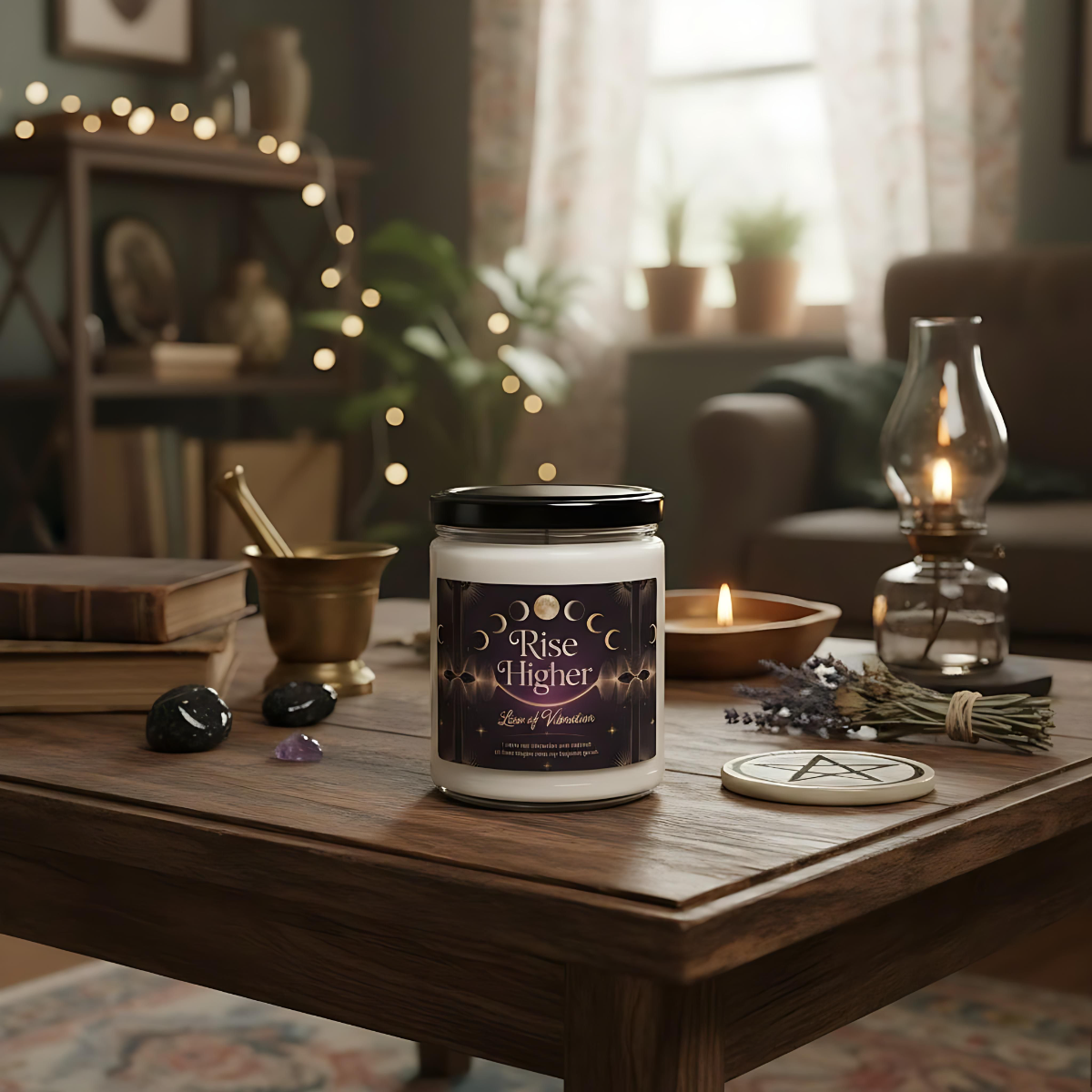 Spiritual Candle for Manifesting Energy | Witchy Gift Candle | Ritual Candle for Goddess Energy | Gothic Mystic Decor | Witchy Home Gift