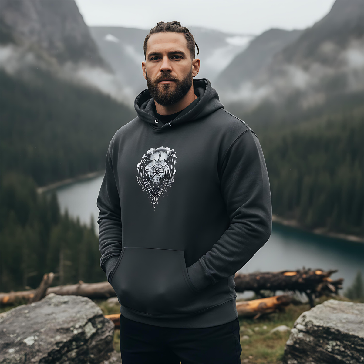 Viking Hoodie | Nordic Sweatshirt | Celtic Hoodie | Pagan Viking Gifts |