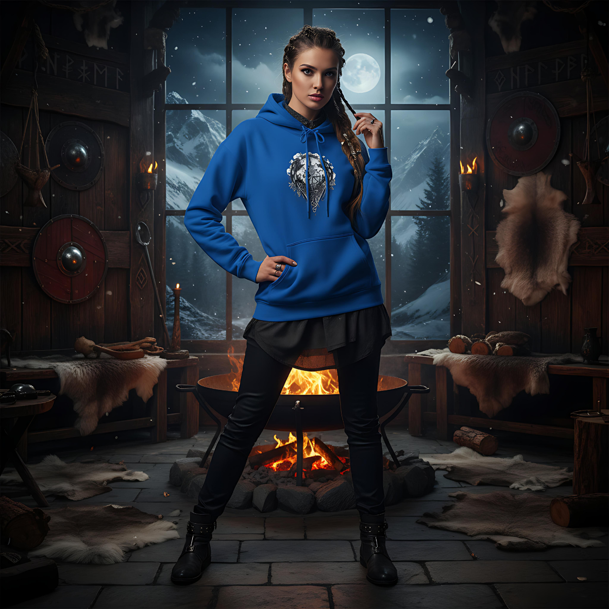 Viking Hoodie | Nordic Sweatshirt | Celtic Hoodie | Pagan Viking Gifts |