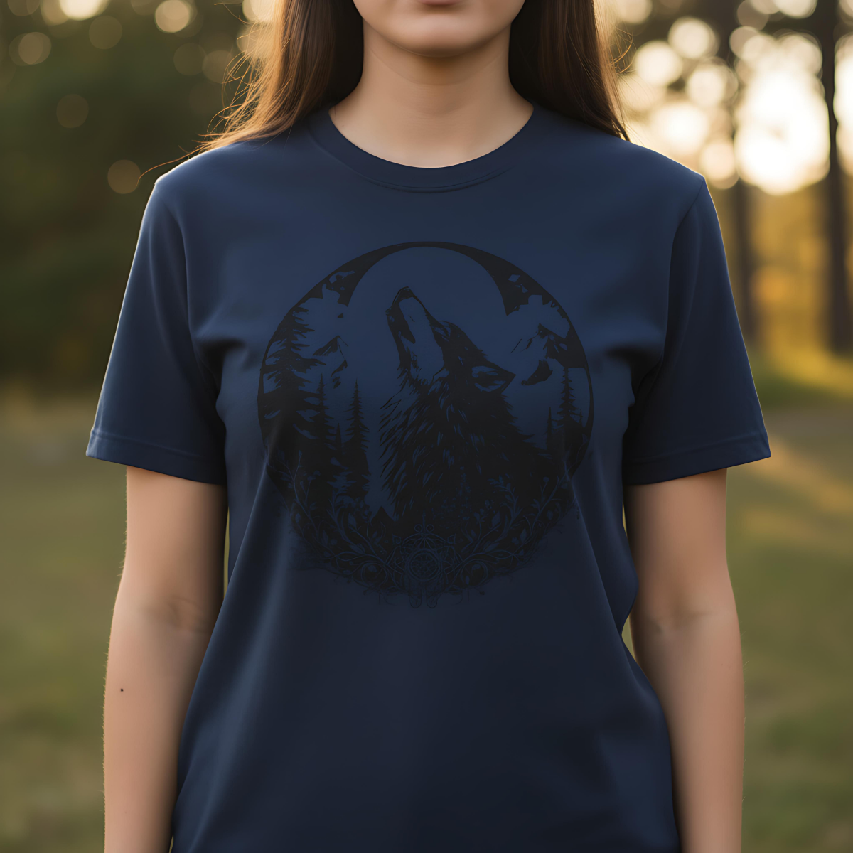 Vintage Wolf Shirt | 90s Grunge Animal Tee | Wilderness Nature Graphic Tee