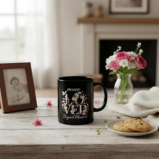 Grandma Birthday Mug | Mothers Day Flower Mug | Personalised Mum Mug |