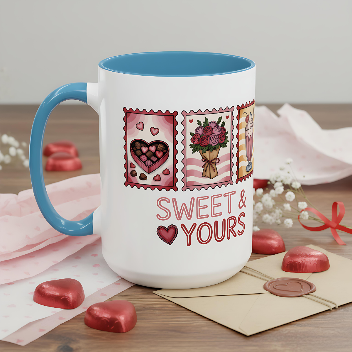 Ceramic valentine gift, Valentines day cup,  wife gift ideas, anniversary mug.