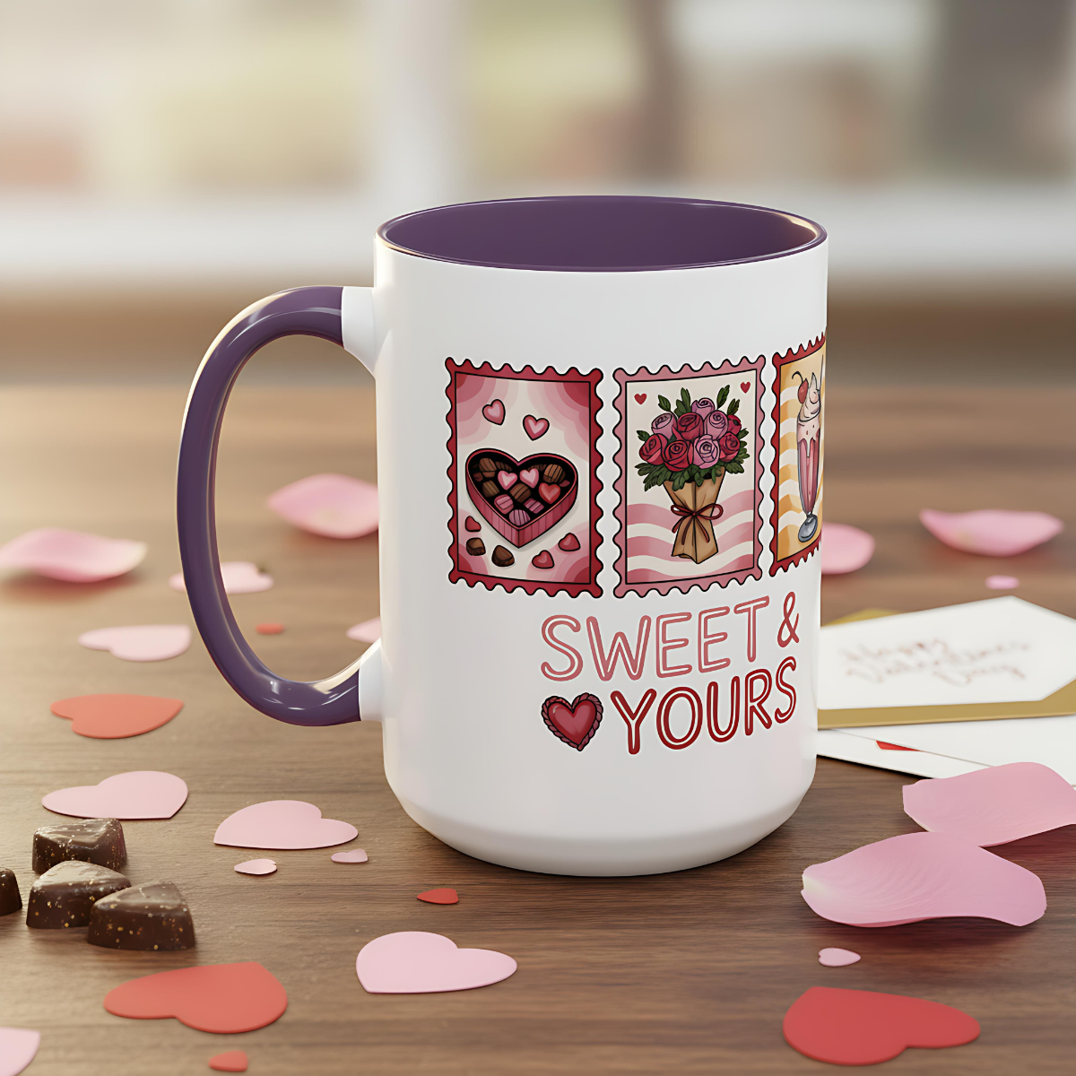 Ceramic valentine gift, Valentines day cup,  wife gift ideas, anniversary mug.