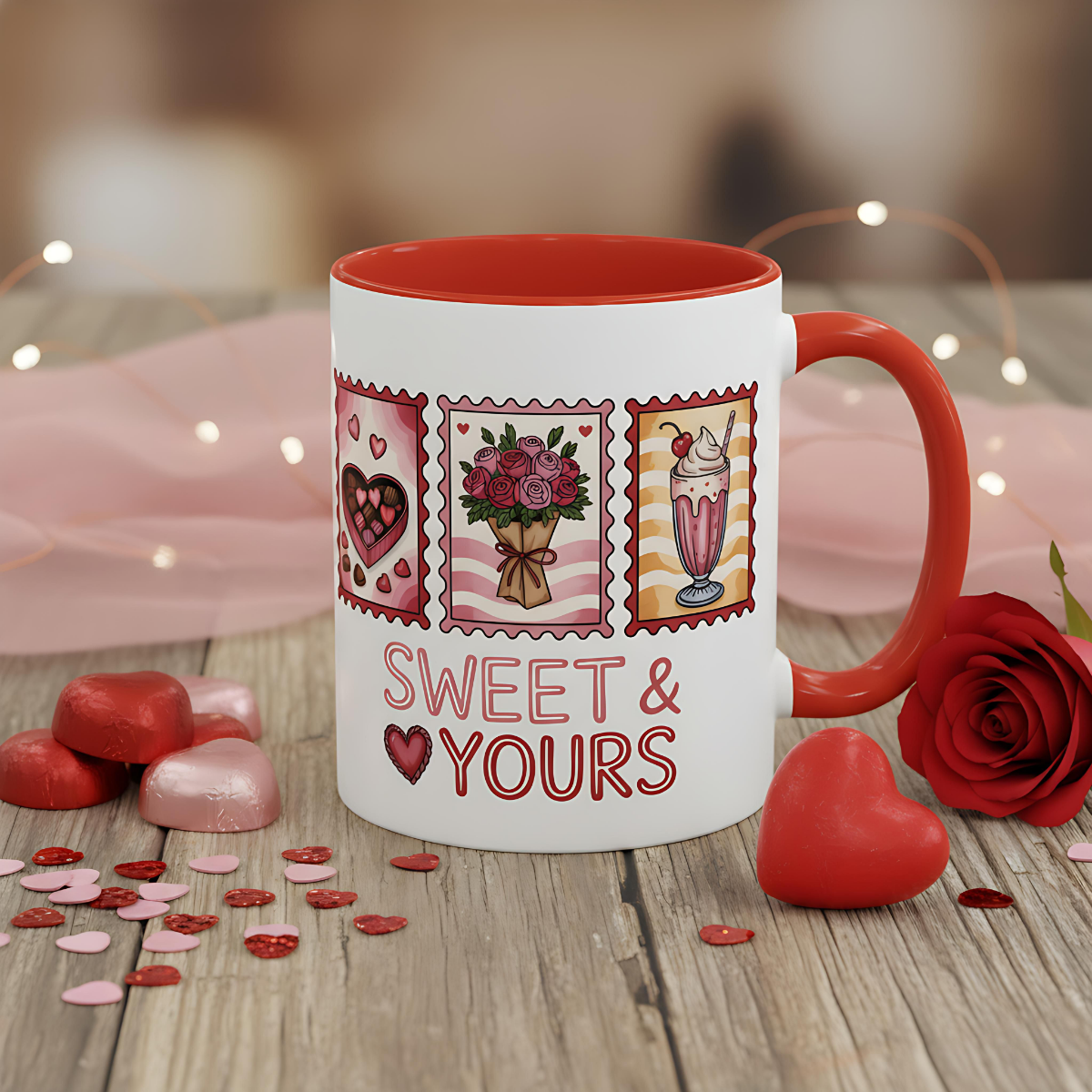 Ceramic valentine gift, Valentines day cup,  wife gift ideas, anniversary mug.