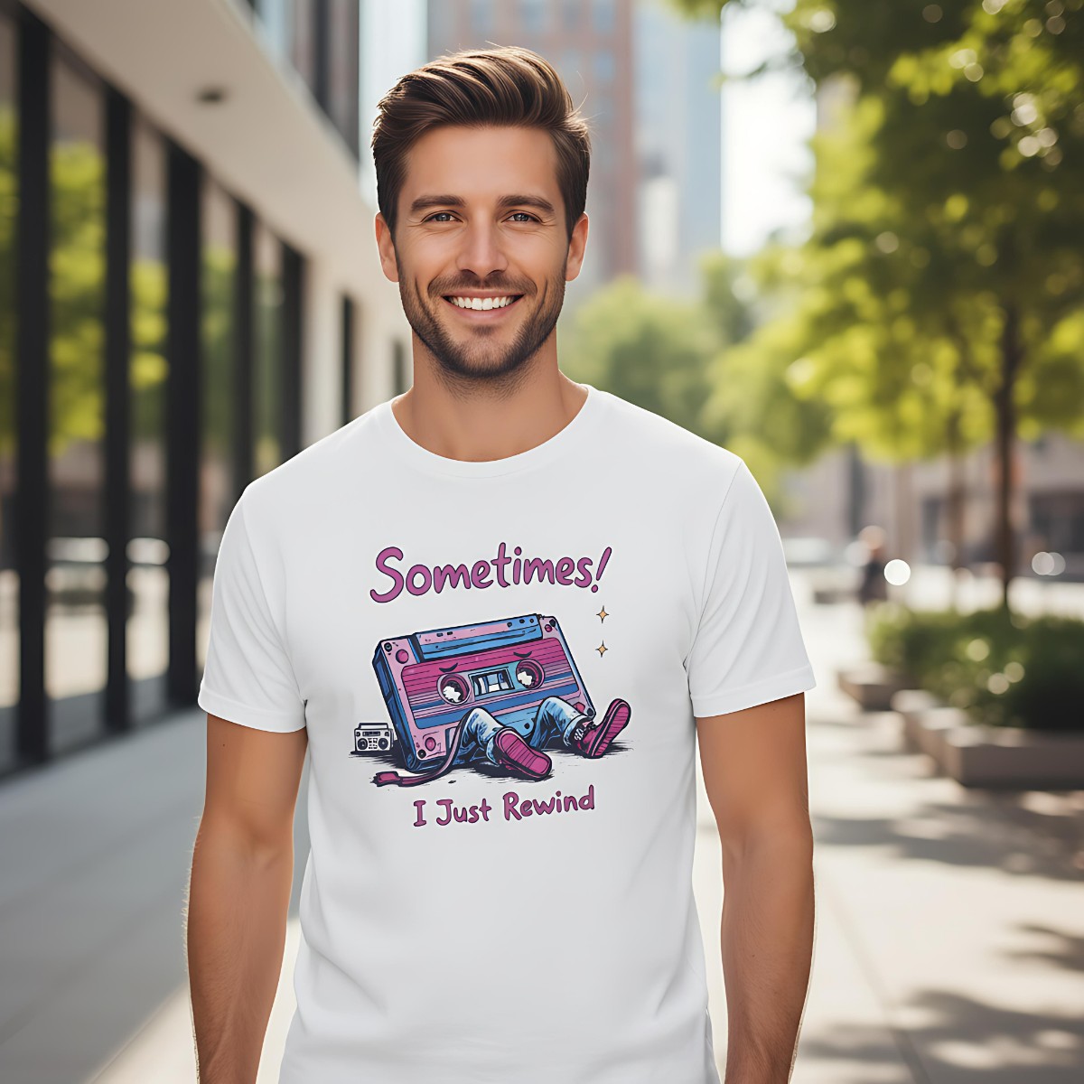 80s Cassette Tape Tee | Vintage 90s Nostalgia Shirt | Geek Nerd T-Shirt |