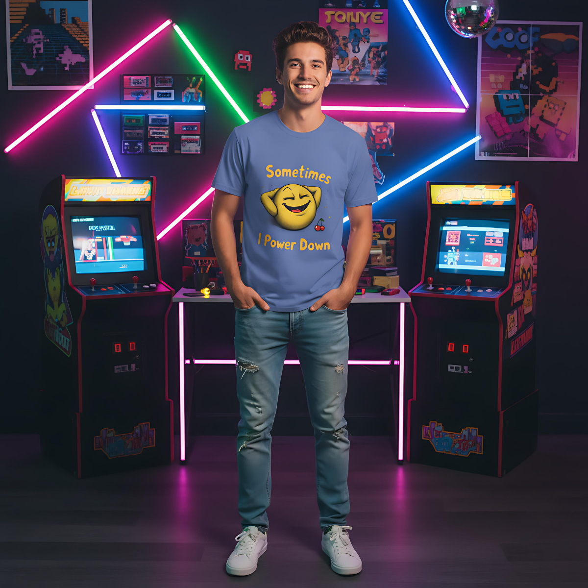 Retro Gaming Tee, Vintage 80s 90s Gamer Shirt, Nerd Geek T-Shirt, Retro Arcade Gaming TShirt, Nostalgia Gift