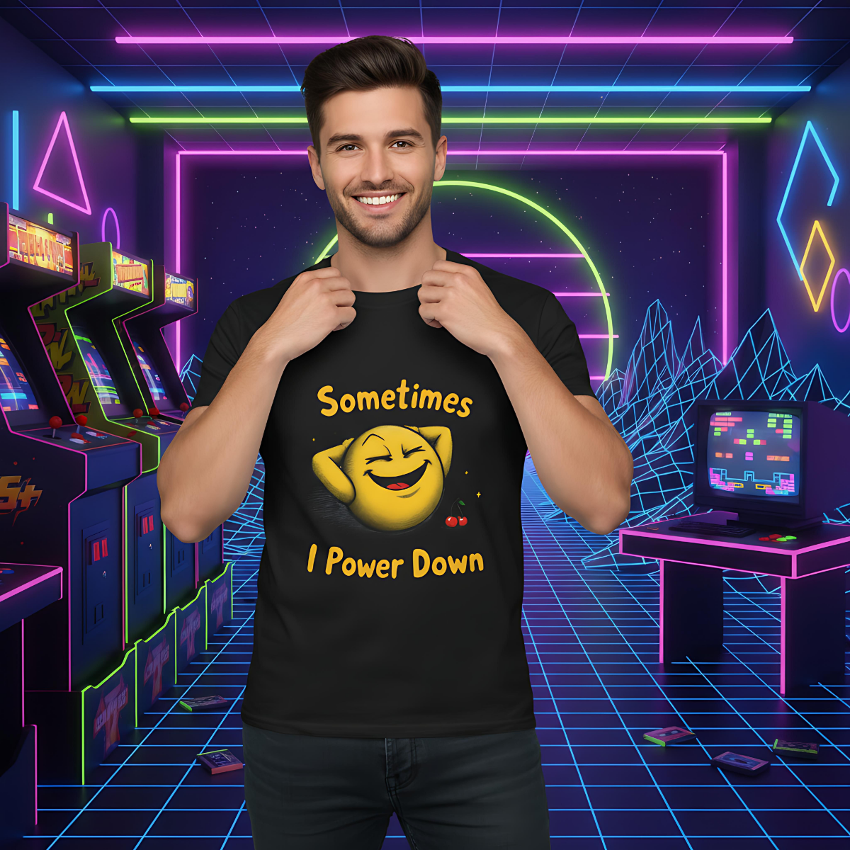 Retro Gaming Tee, Vintage 80s 90s Gamer Shirt, Nerd Geek T-Shirt, Retro Arcade Gaming TShirt, Nostalgia Gift