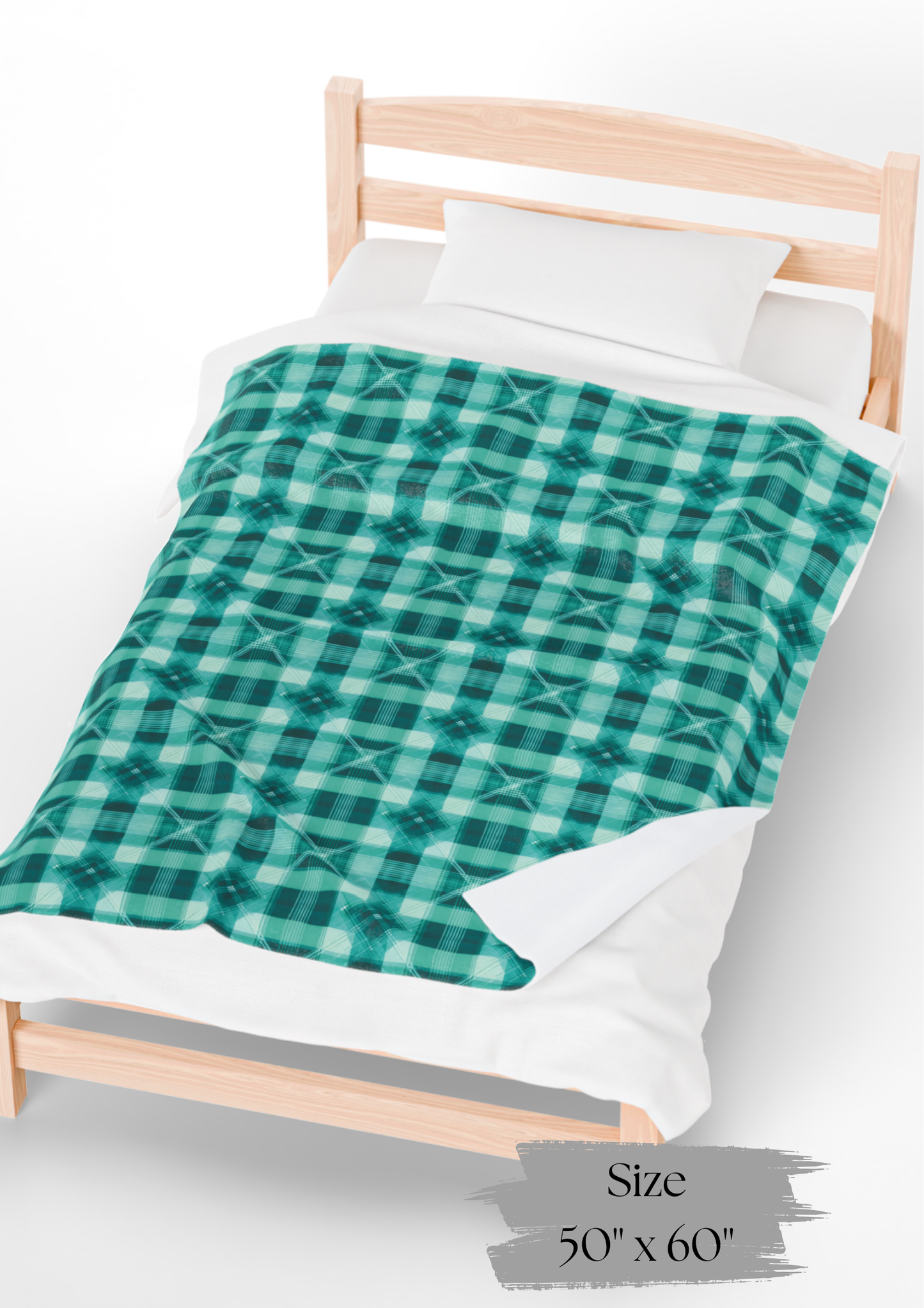 Tartan Plaid Blanket | Velveteen Fleece Throw | Cozy Housewarming & New Home Throw