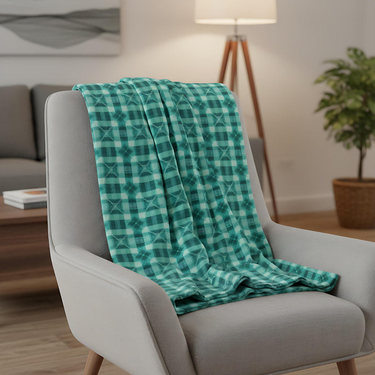 checked blanket | Tartan plaid blanket | Cozy Housewarming & New Home Throw