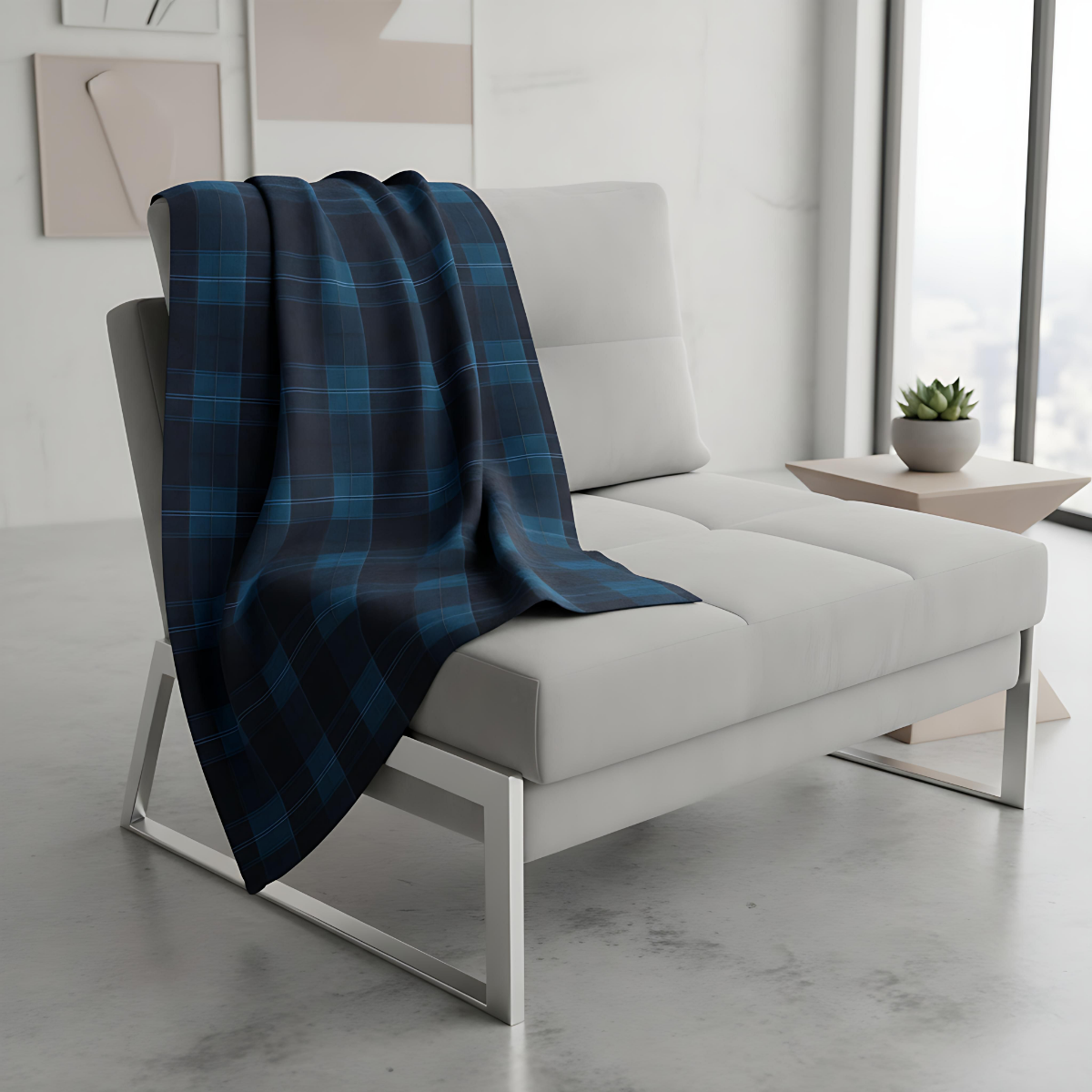 Tartan plaid blanket | checked blanket | cozy home throw