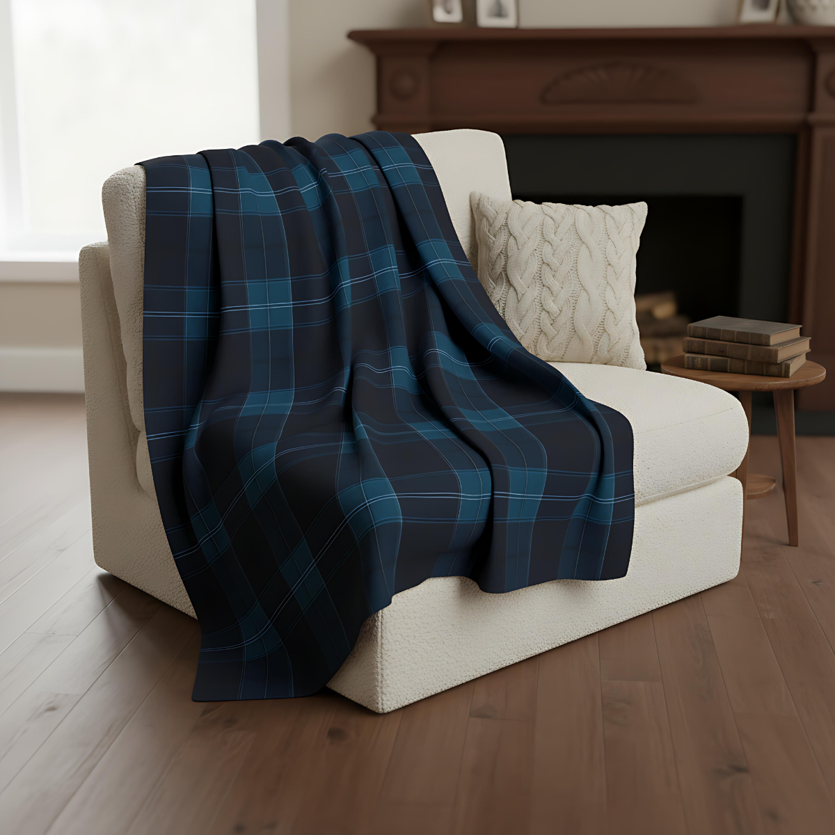 Tartan plaid blanket | checked blanket | cozy home throw