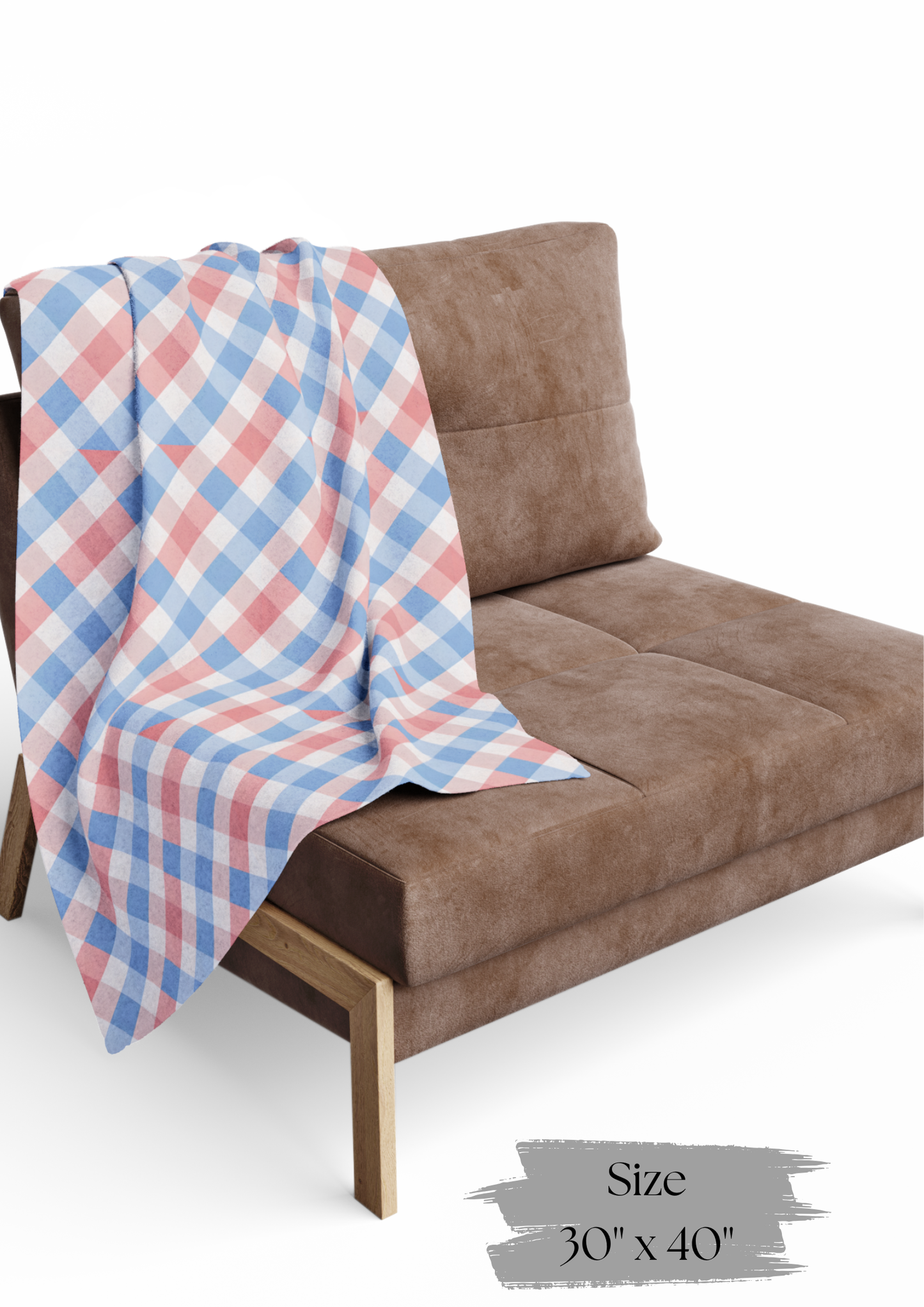 Abstract Check Plaid, Modern Geometric Throw Blanket, Colorful Playful Funhaus Pattern.