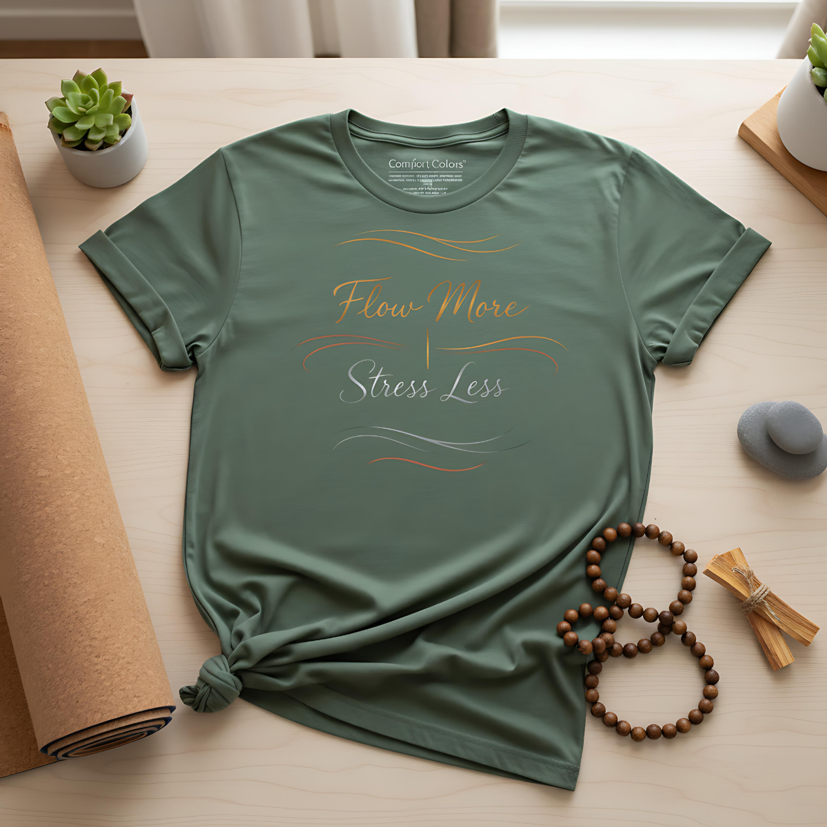 Yoga Shirt | Gift for Yoga Lover | Comfort Colors 1717 Yoga T-Shirt | Spiritual Hippie Tee