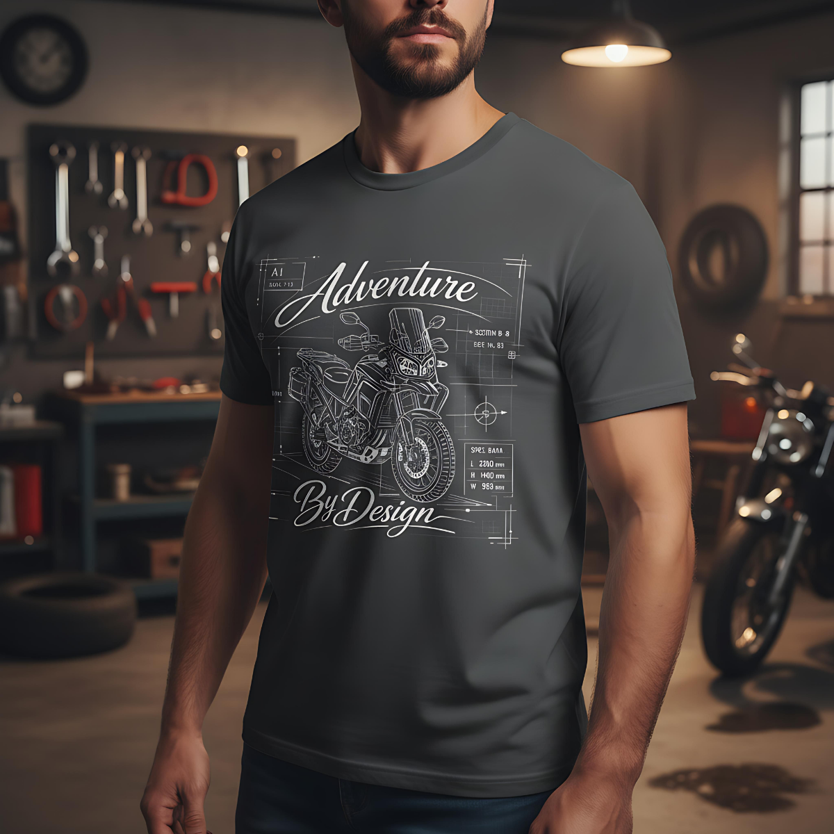 biker shirt, motorcycle apparel, gift for mechanic, Cotton alt clothing, bike lover gift.