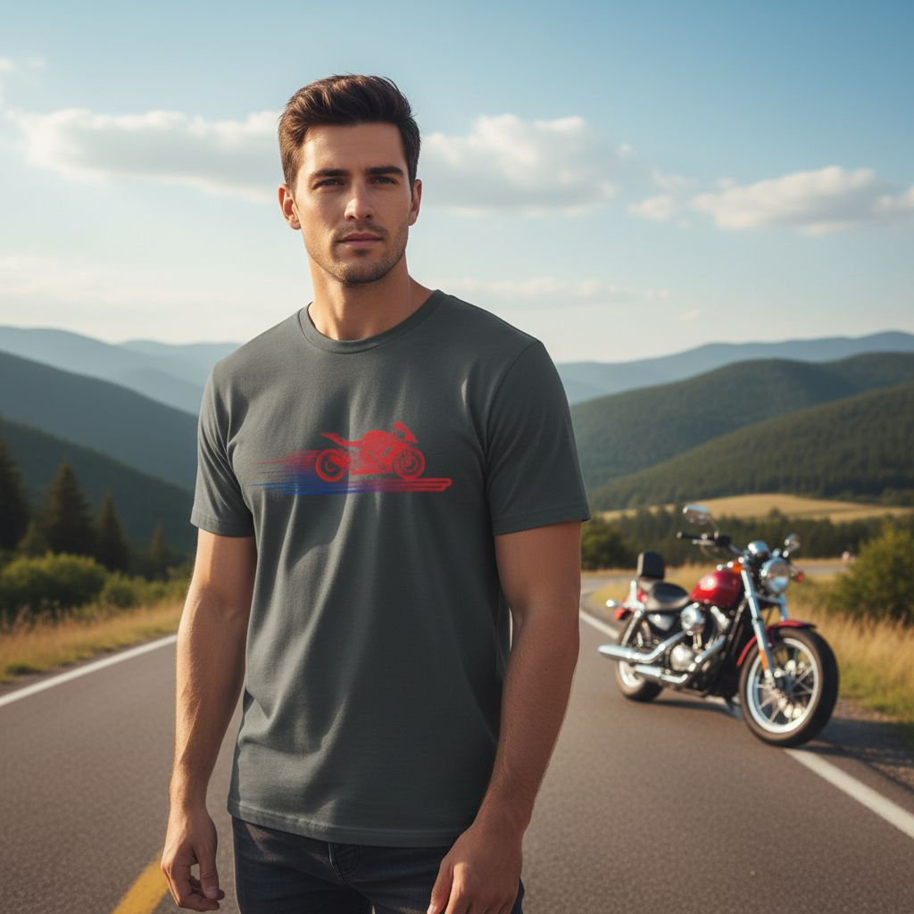 Motorcycle shirt, Gift for Mechanic and Biker,  Motorcycle Apparel for Biker Dad & Rider