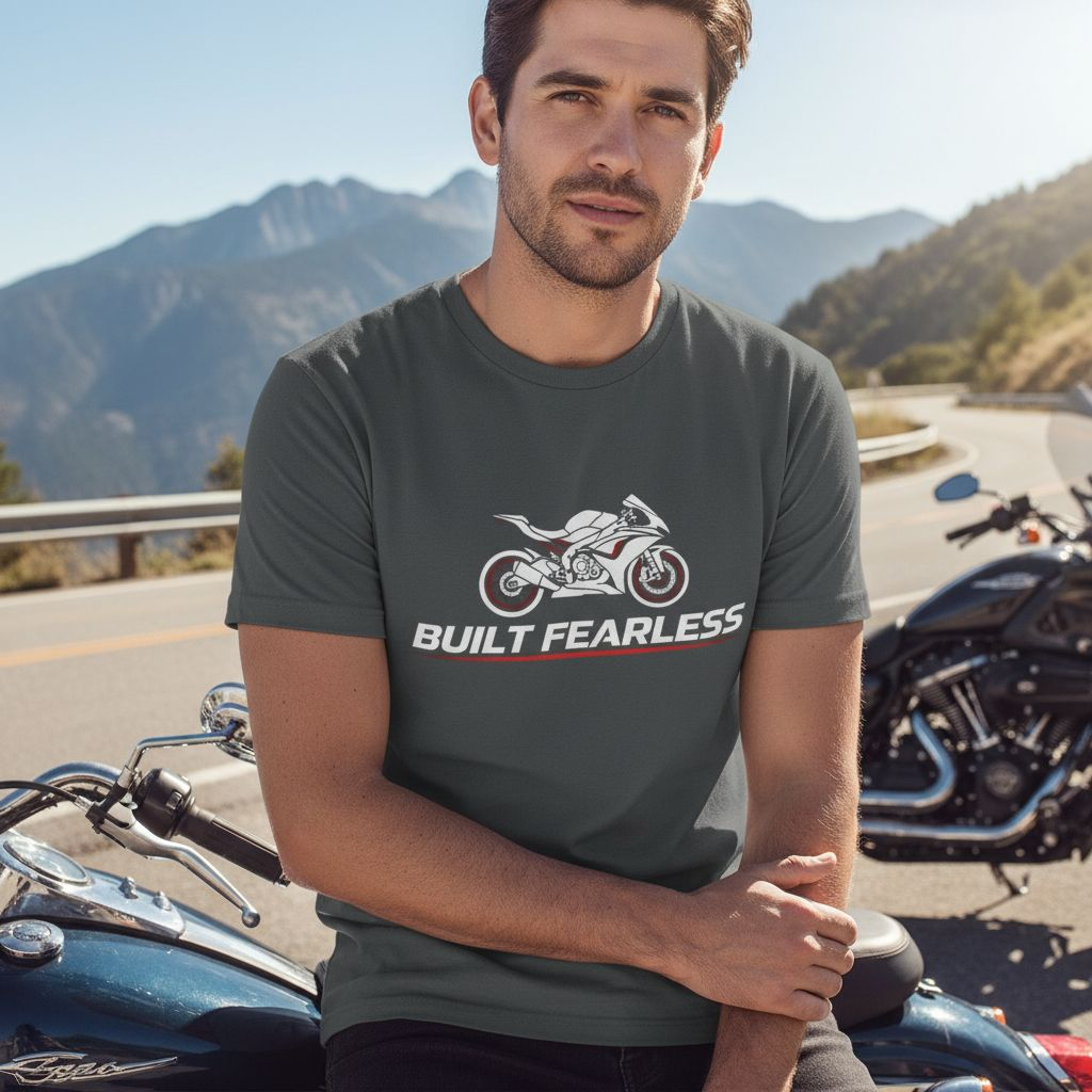 Cotton rider shirt, motorcycle apparel, alternative clothing, mechanic gift, gift for biker.