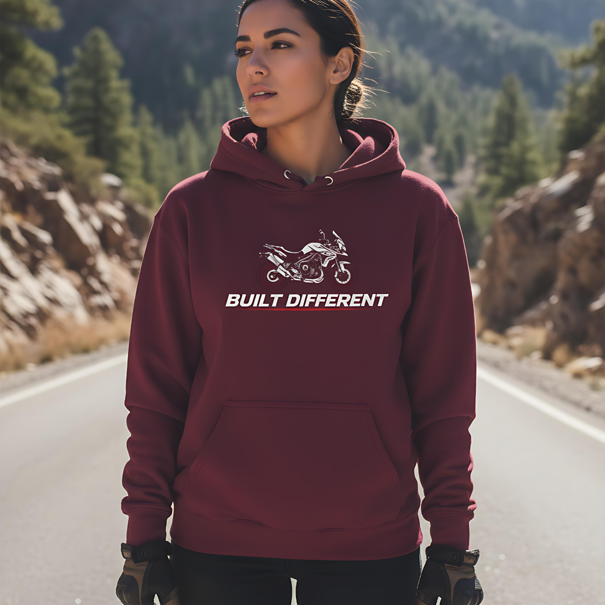 Triumph Biker Hoodie Motorcycle Sweatshirt , Rider Apparel, Moto Graphic Hoodie, Gift for Bikers, Motorcycle Clothing