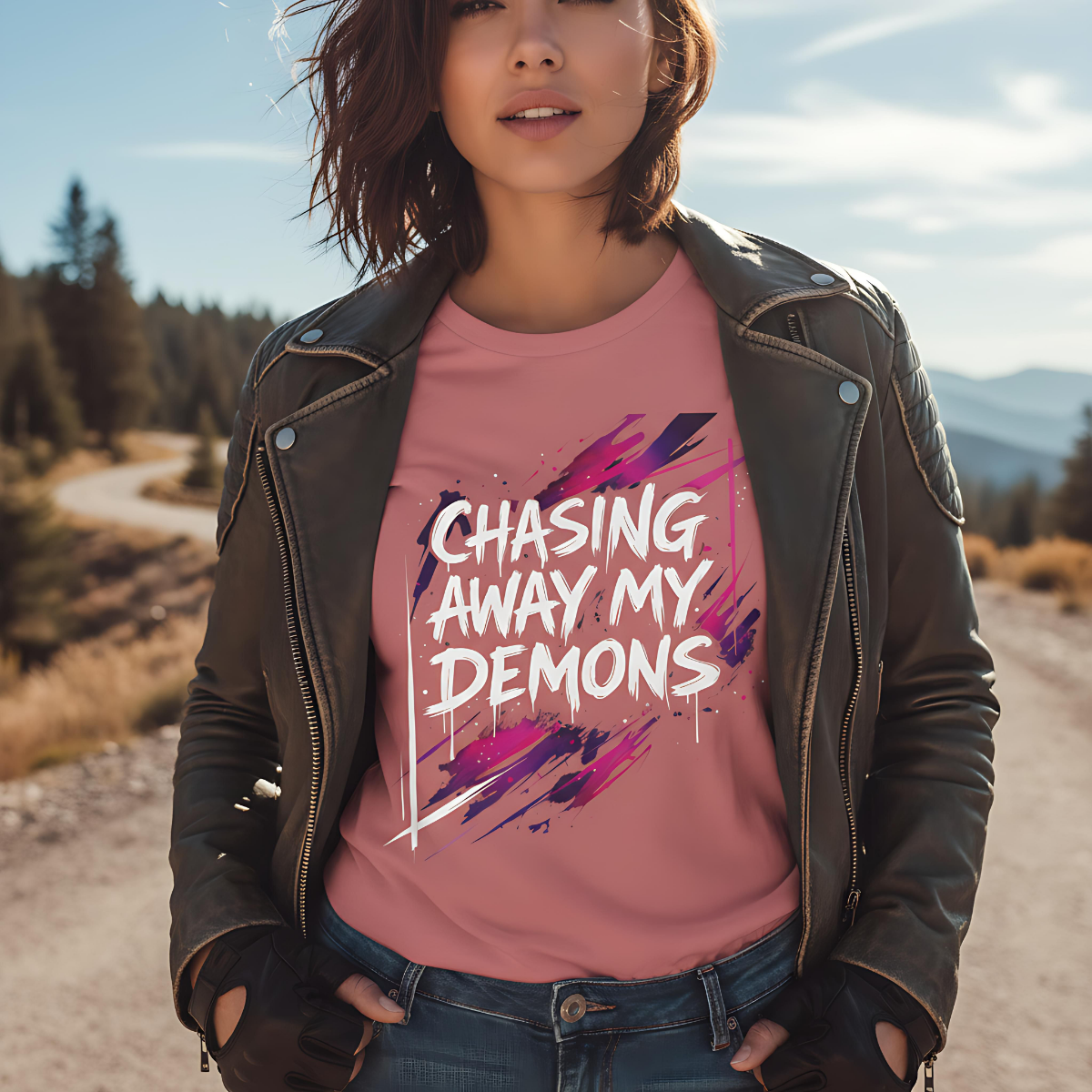 Cotton rider shirt, motorcycle apparel, alternative clothing, gift for biker.