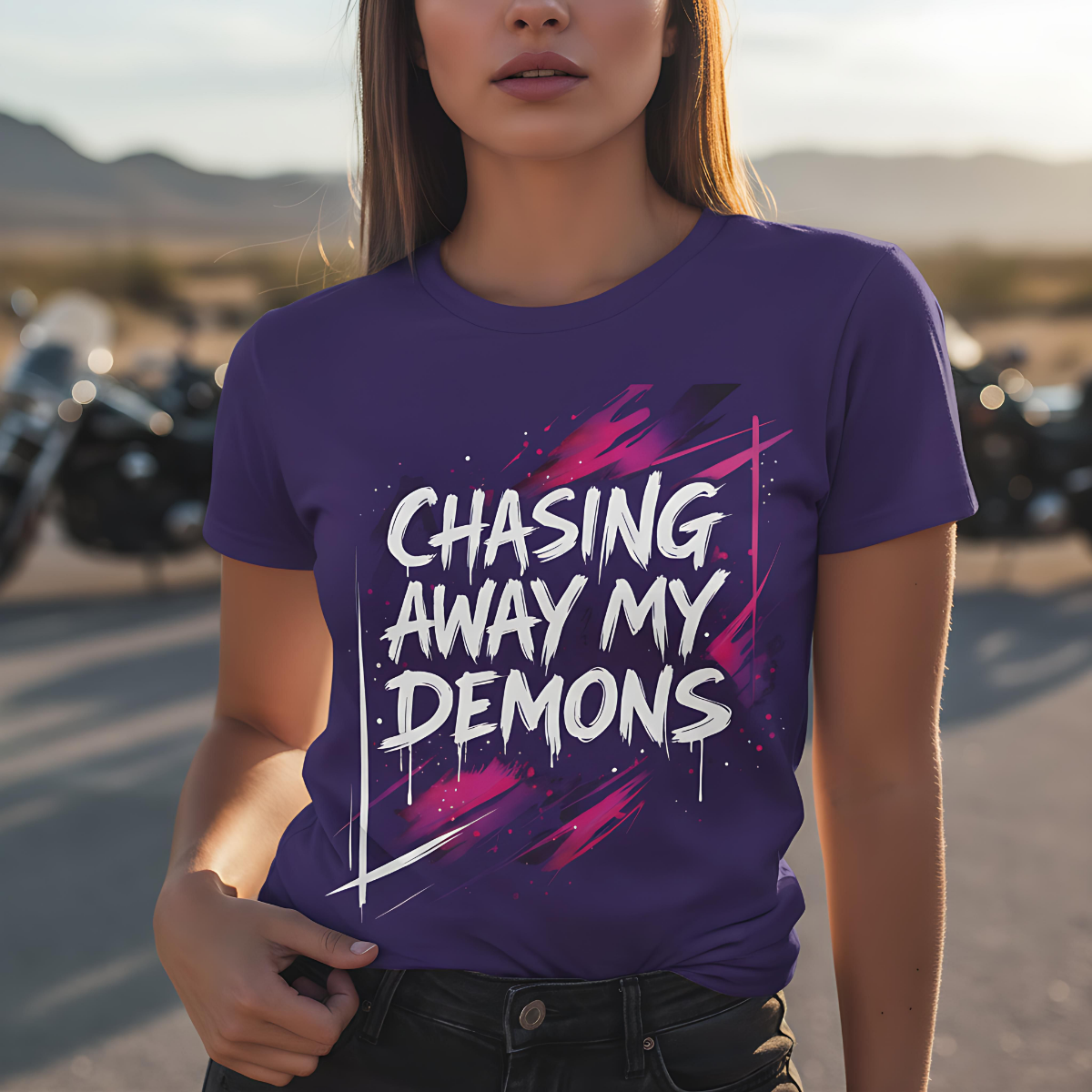 Cotton rider shirt, motorcycle apparel, alternative clothing, gift for biker.