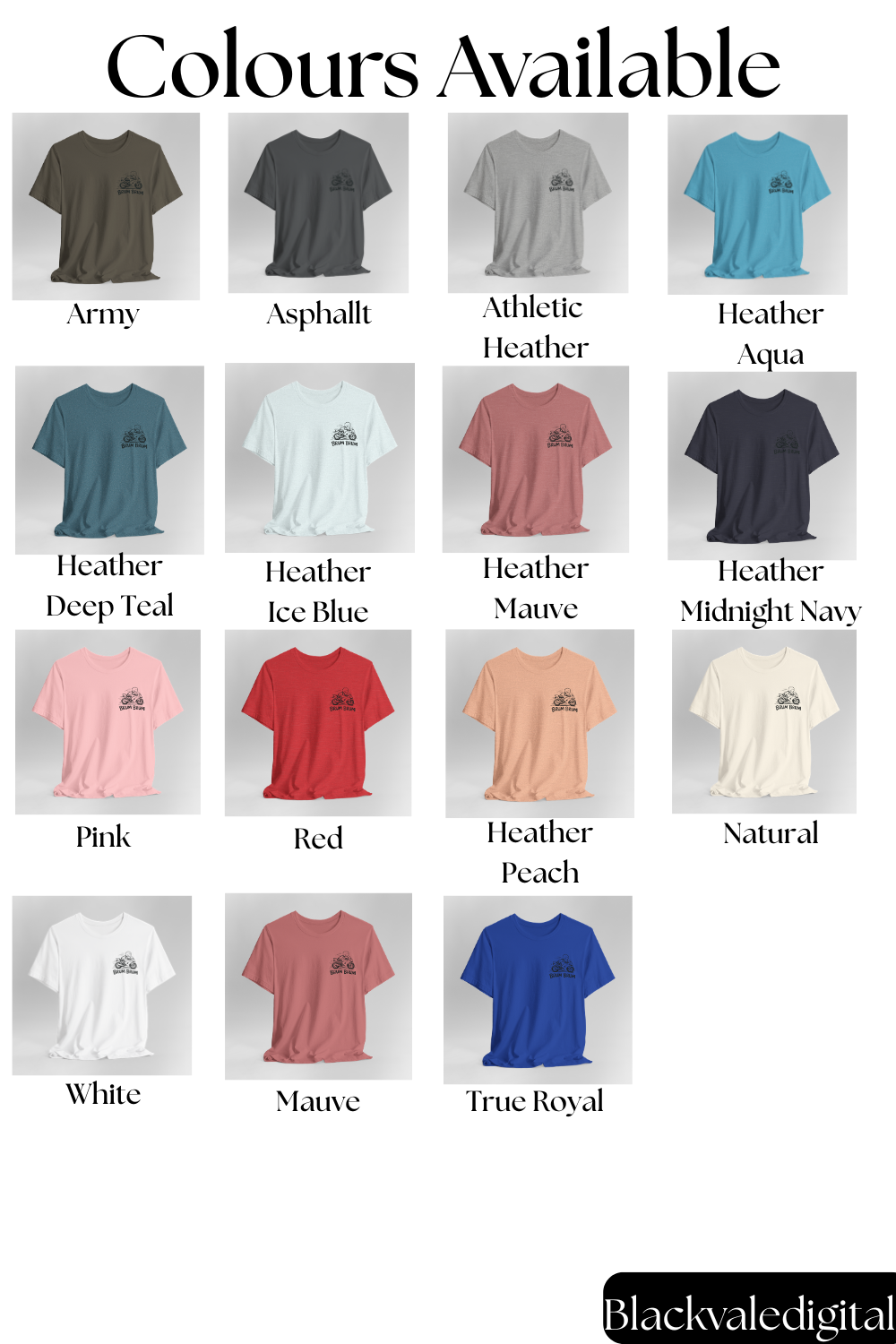 Brum Brum Cotton biker shirt, streetwear tee, biker apparel, motorcycle gift.