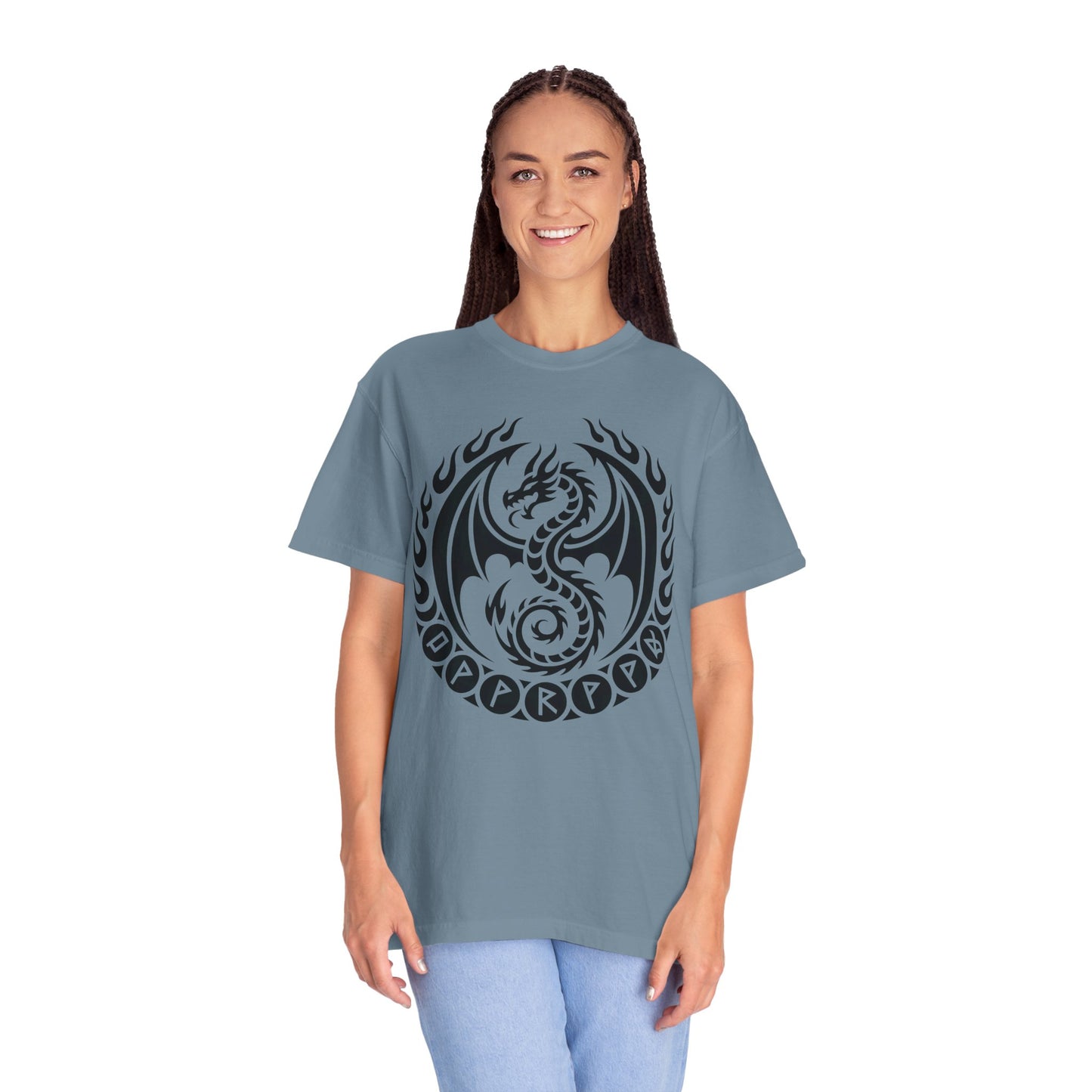 Comfort Colors dragon lovers viking shirt, norse mythology alternative gifts.