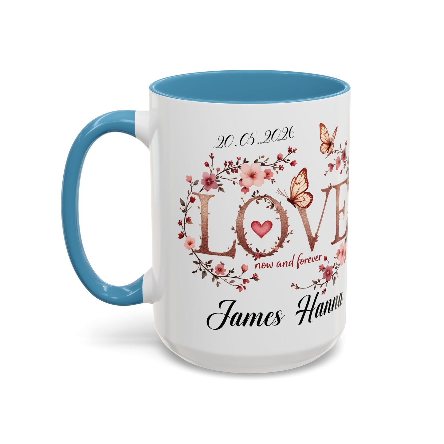 Custom Wedding Mug | Personalized Anniversary Mug | Valentines Day Gift |