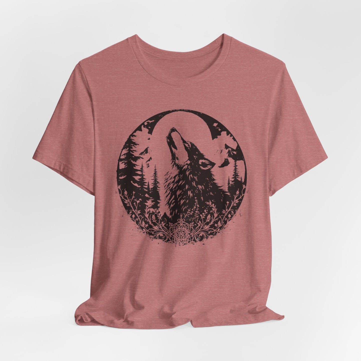 Wolf Graphic Shirt, wilderness tee, alt gifts for her, 90s grunge top.