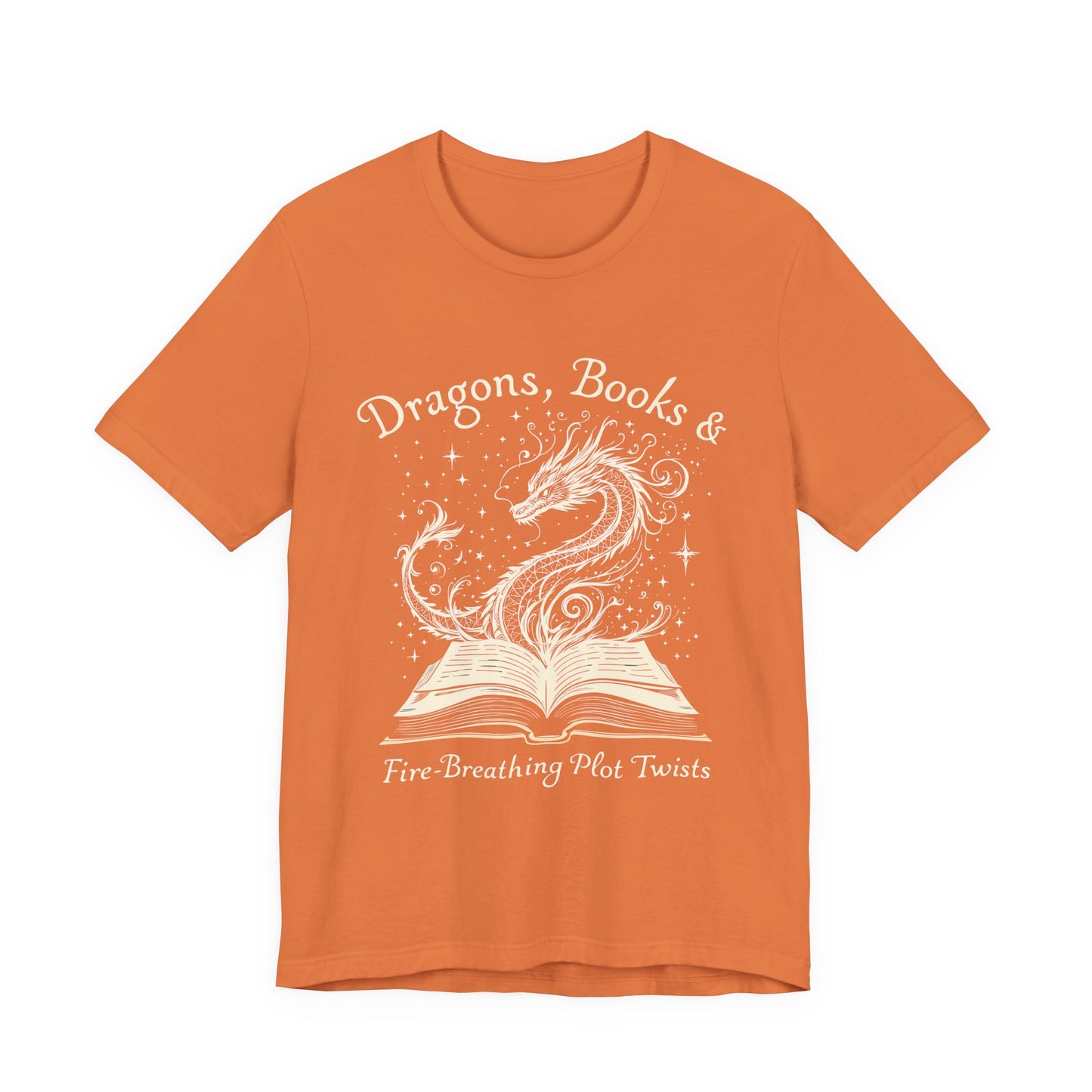 Book Lover Gift T-Shirt | Fantasy Reader Tee | Dragon Reading Shirt | Booktok Merch | Bibliophile Gift