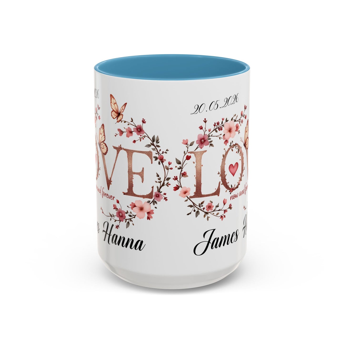 Custom Wedding Mug | Personalized Anniversary Mug | Valentines Day Gift |