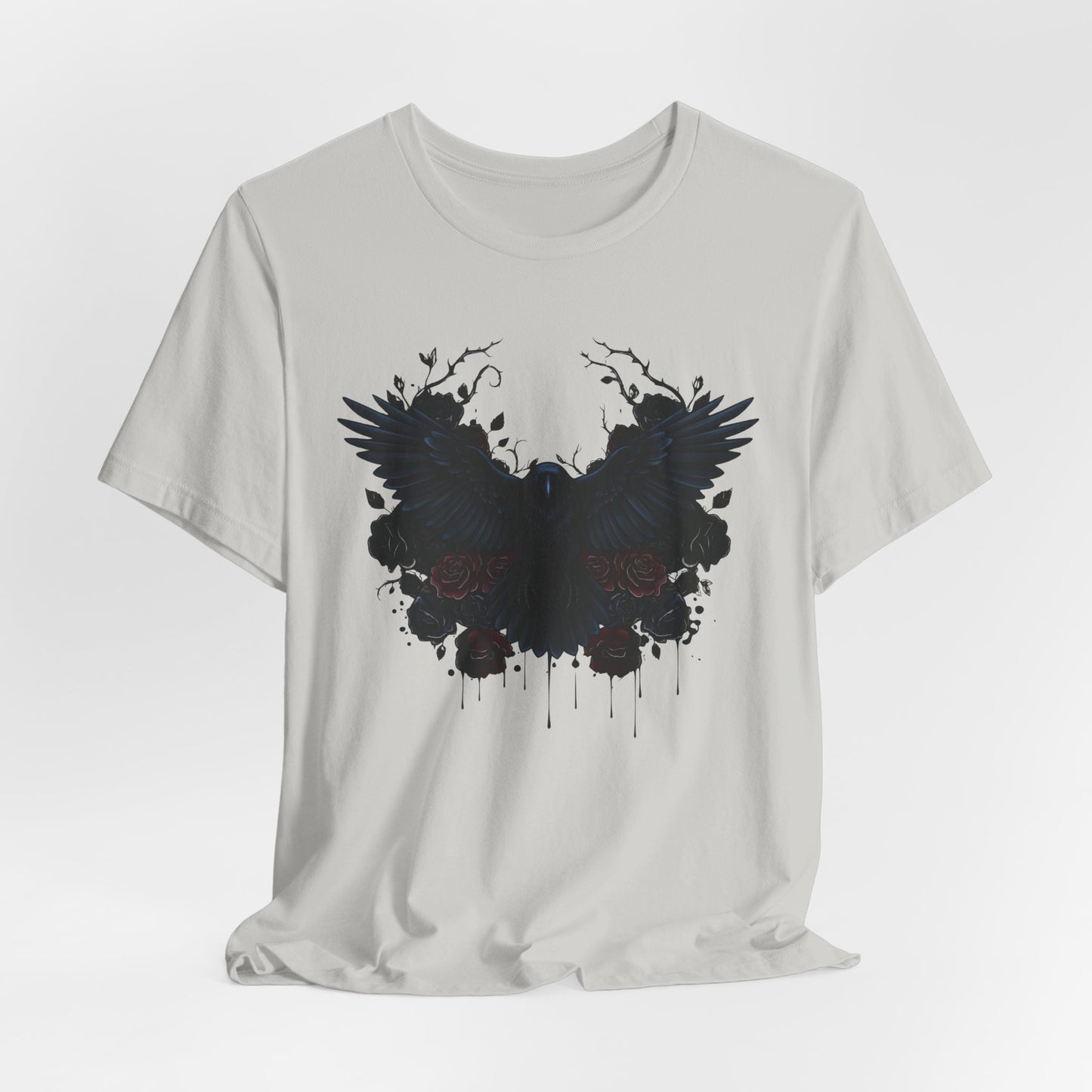 Dark Raven Gothic Apparel  | Unisex Cotton Shirt | Dark Aesthetic  |