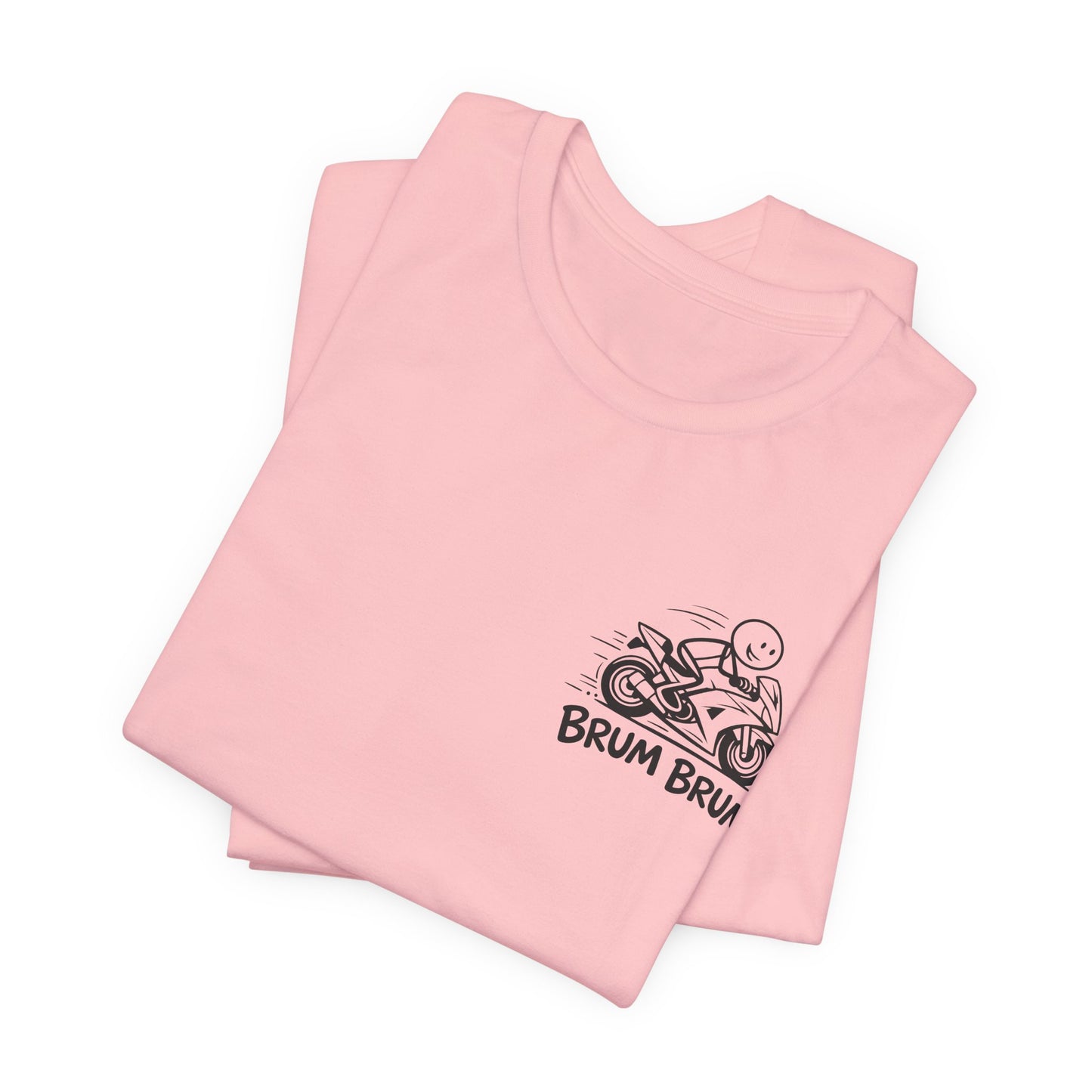Brum Brum Cotton biker shirt, streetwear tee, biker apparel, motorcycle gift.
