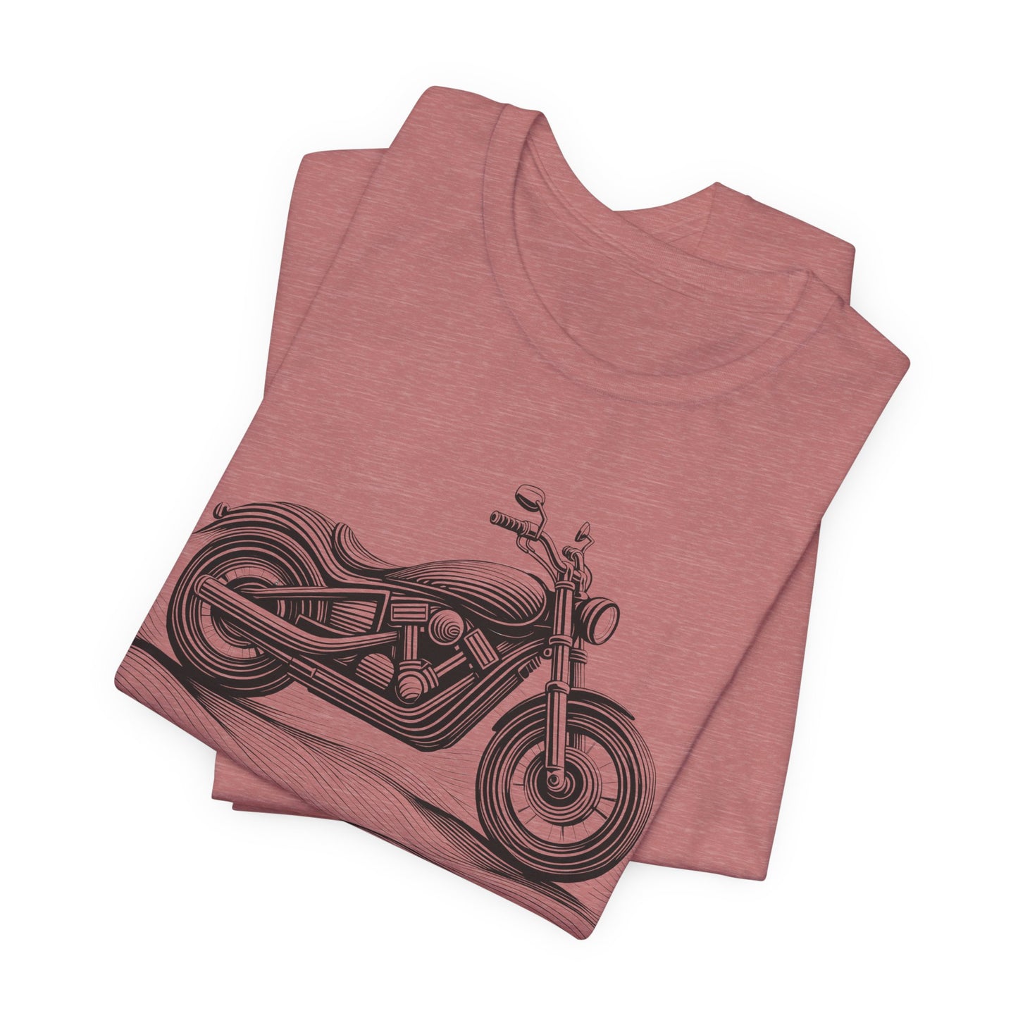 Cotton biker shirt, streetwear tee, biker apparel, motorcycle gift.
