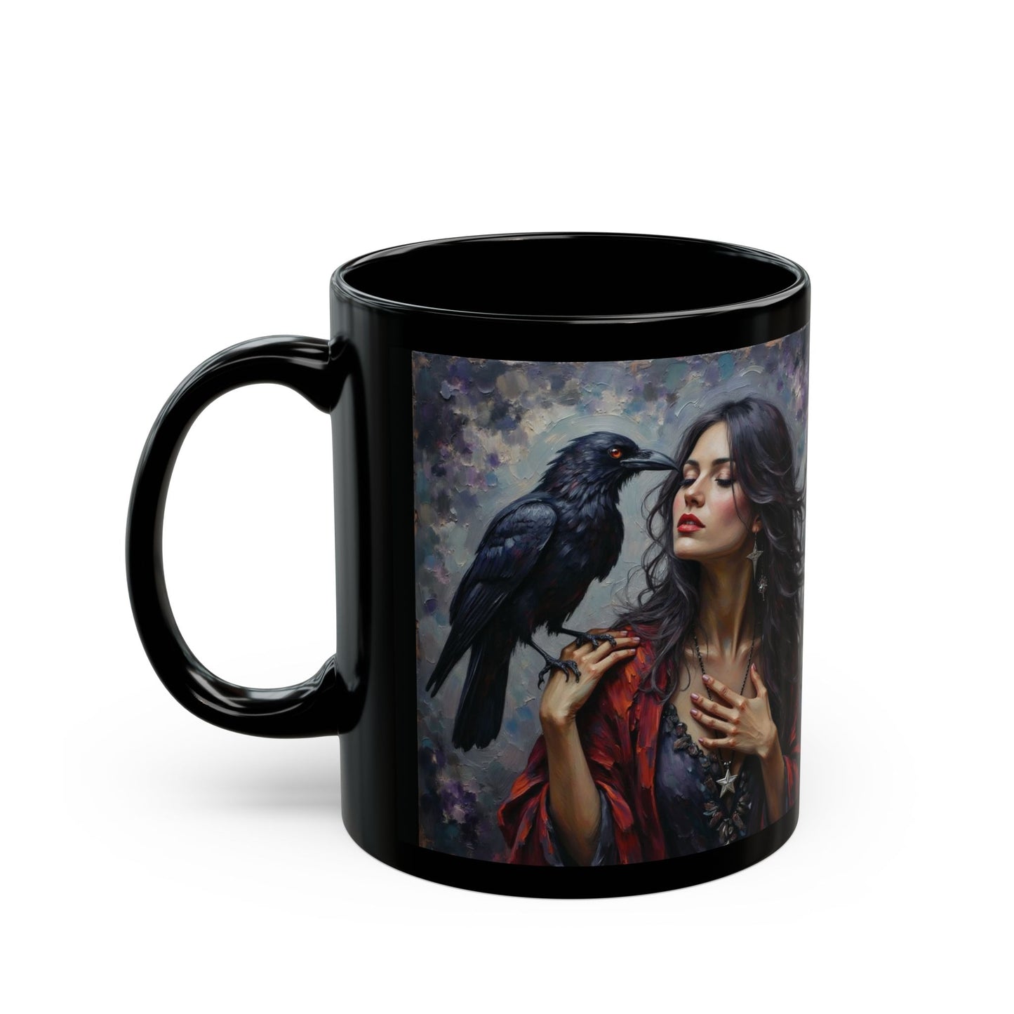 Morrigan Goddess Mug, Embrace your inner goddess with this essential piece of witchy mugs collection.