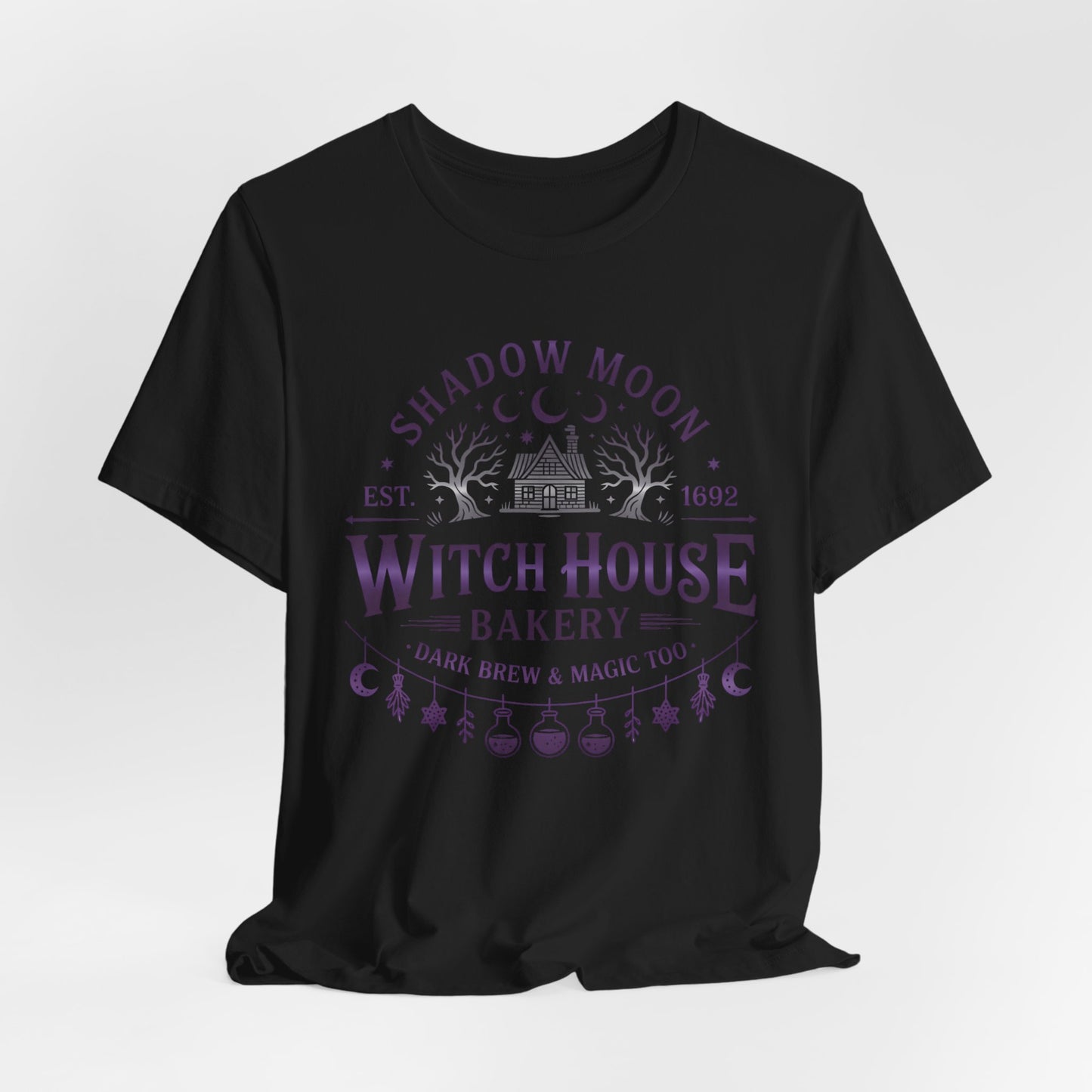 Witches House T-Shirt • Cottage Witch Graphic Tee • Magical Witch House Shirt • Occult Witchy Top • Witch Gift Unisex Style
