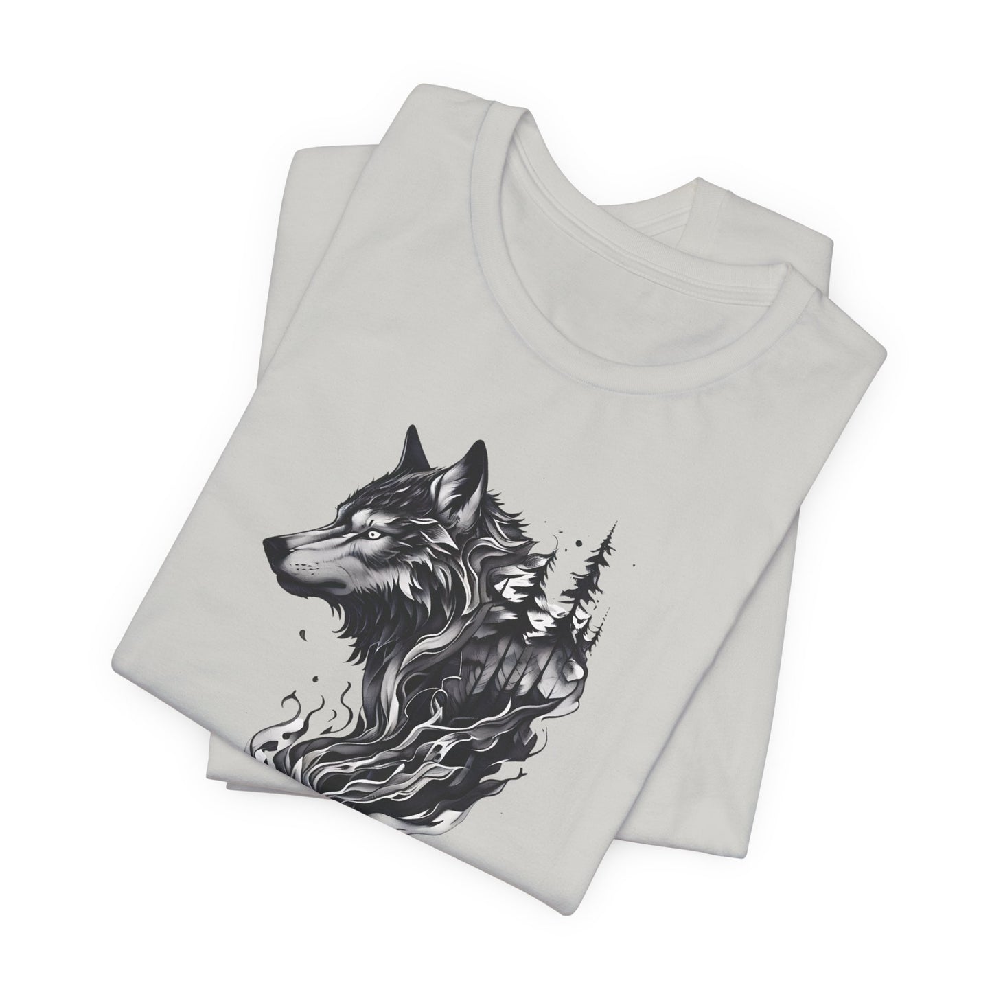 Wild Spirit Wolf Tee - Unisex, Gothic Streetwear, Alternative Clothing, grunge