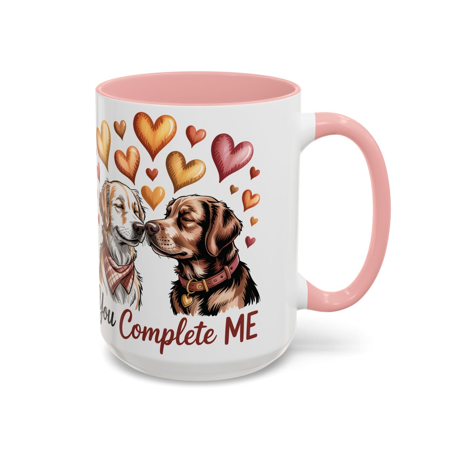 You Complete Me Mug | Cute Dog Lover Gift | Valentines Day Gift for Wife Husband |