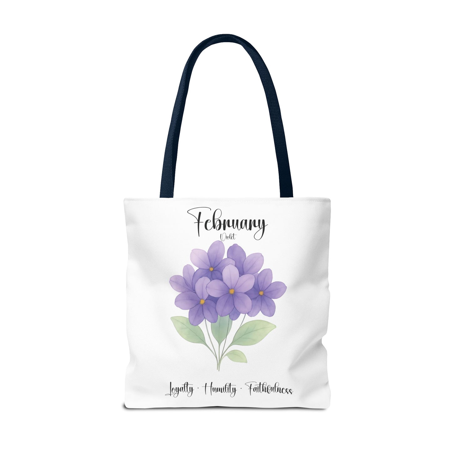 Personalized  floral gift tote bag for her, birth month flower, milestone birthdays, bestfriend gift.