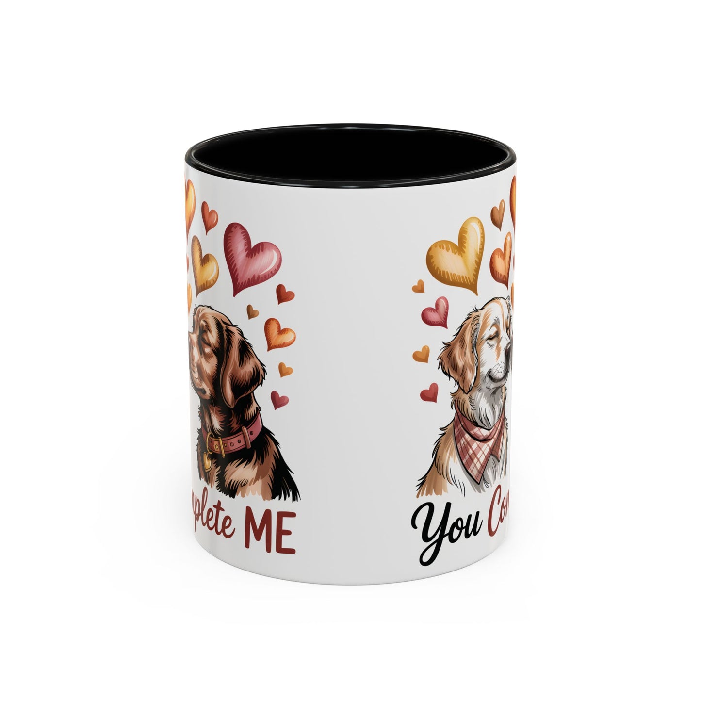 You Complete Me Mug | Cute Dog Lover Gift | Valentines Day Gift for Wife Husband |