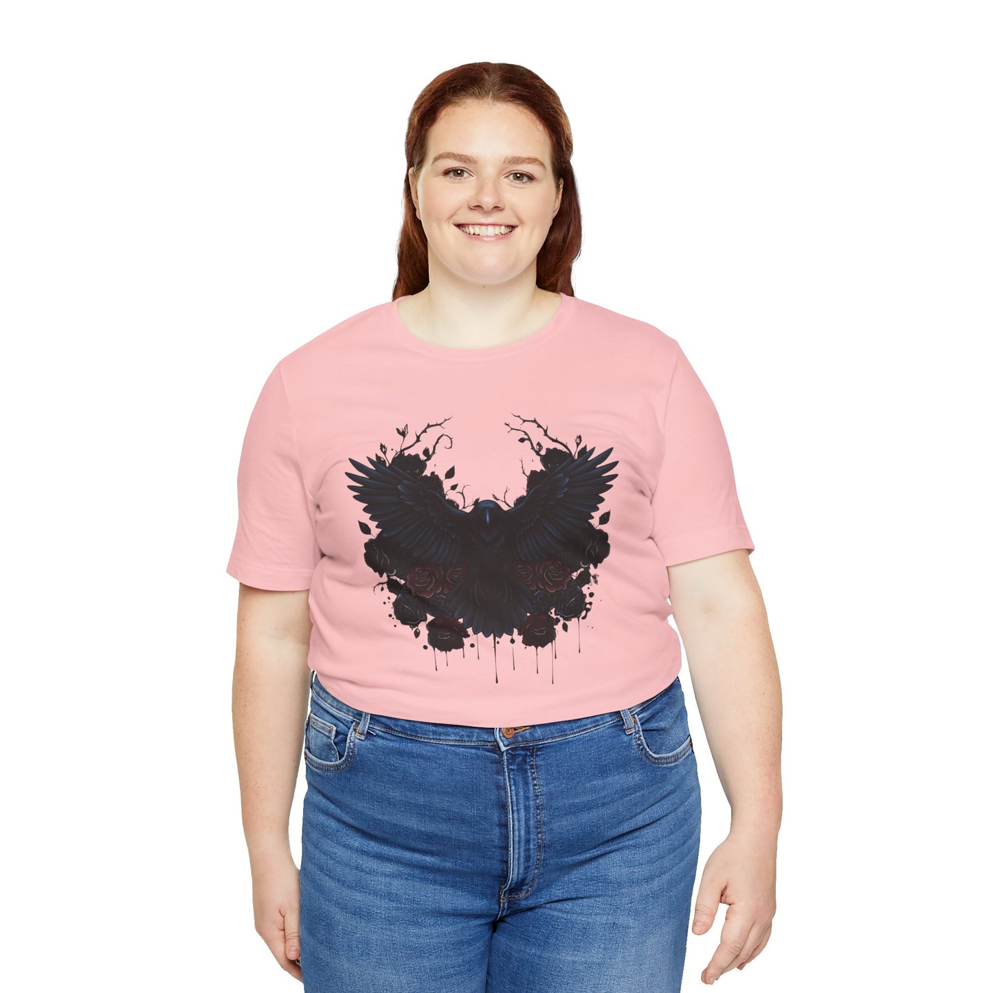 Dark Raven Gothic Apparel  | Unisex Cotton Shirt | Dark Aesthetic  |