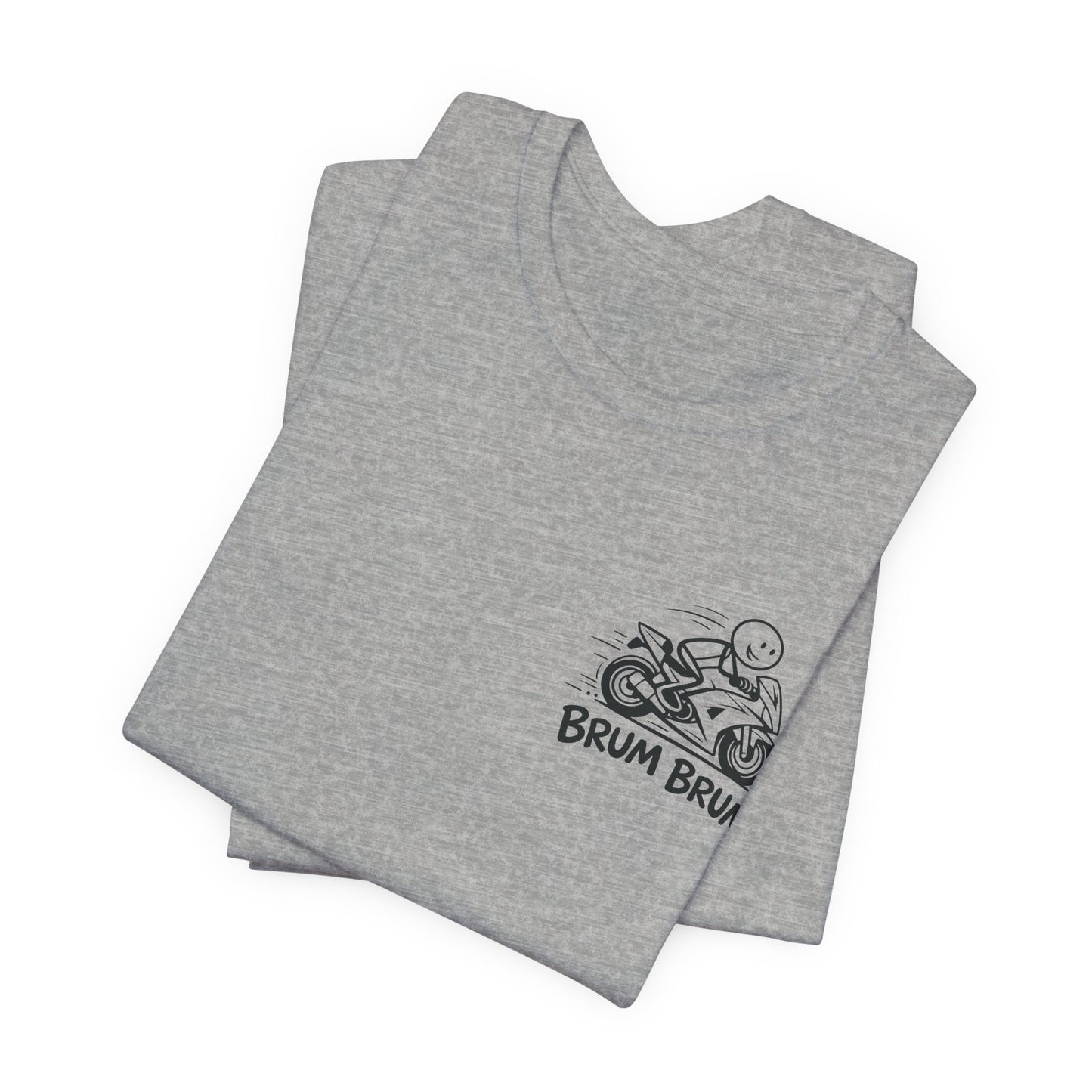 Brum Brum Cotton biker shirt, streetwear tee, biker apparel, motorcycle gift.