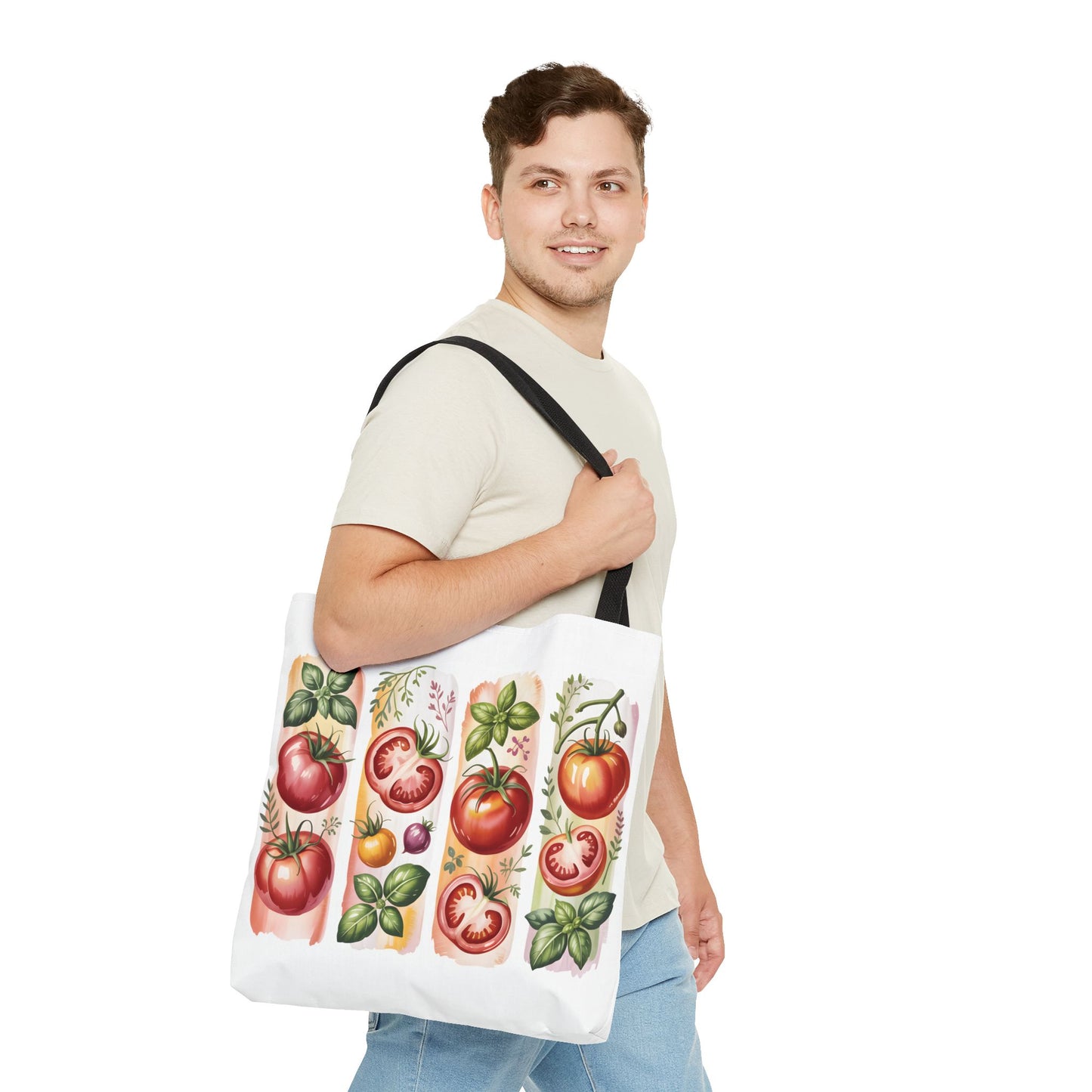 Tomatoes tote bag, farmers market bag, gift for dad