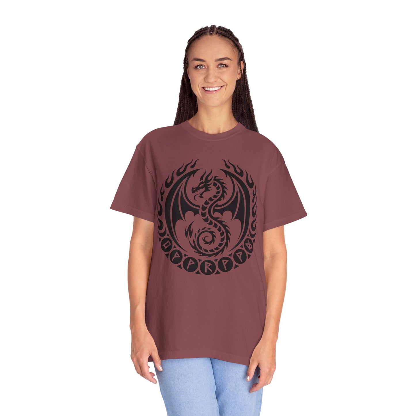 Comfort Colors dragon lovers viking shirt, norse mythology alternative gifts.