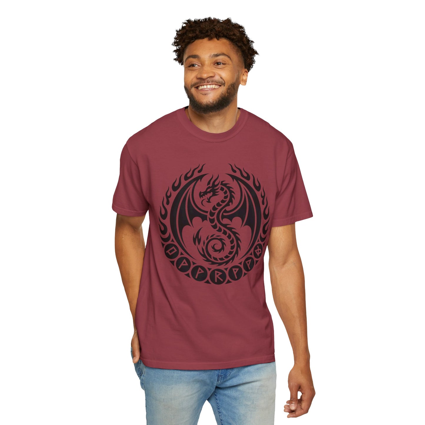 Comfort Colors dragon lovers viking shirt, norse mythology alternative gifts.