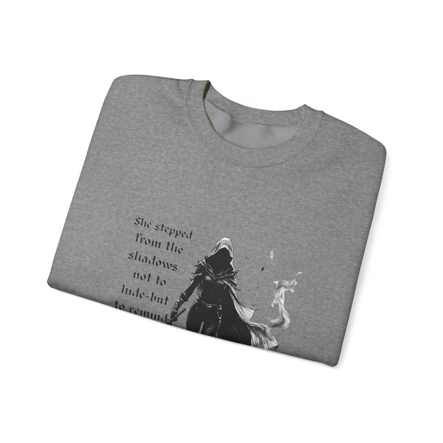 Heir of Fire Throne of Glass Sweatshirt, cozy autumn apparel for any Sarah J Maas fan. With a touch of darkness and assassin vibes.