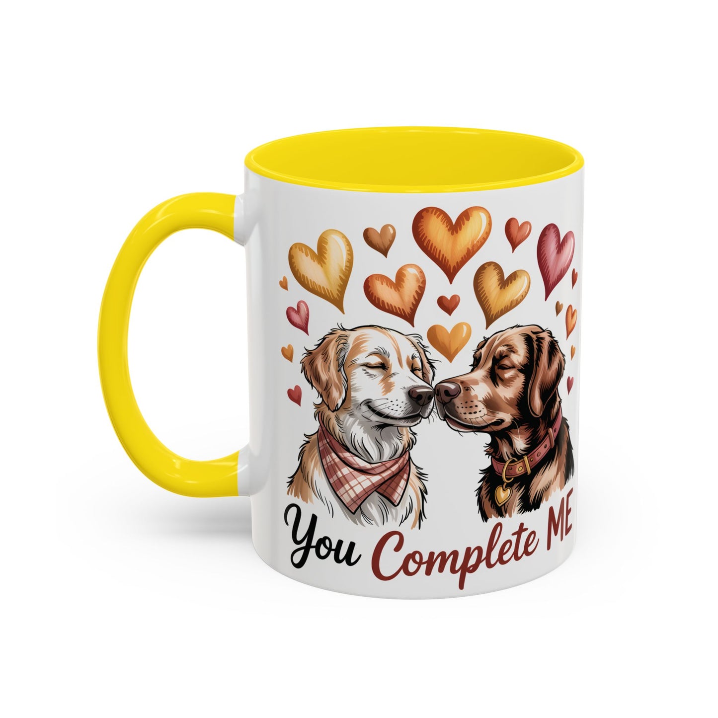 You Complete Me Mug | Cute Dog Lover Gift | Valentines Day Gift for Wife Husband |